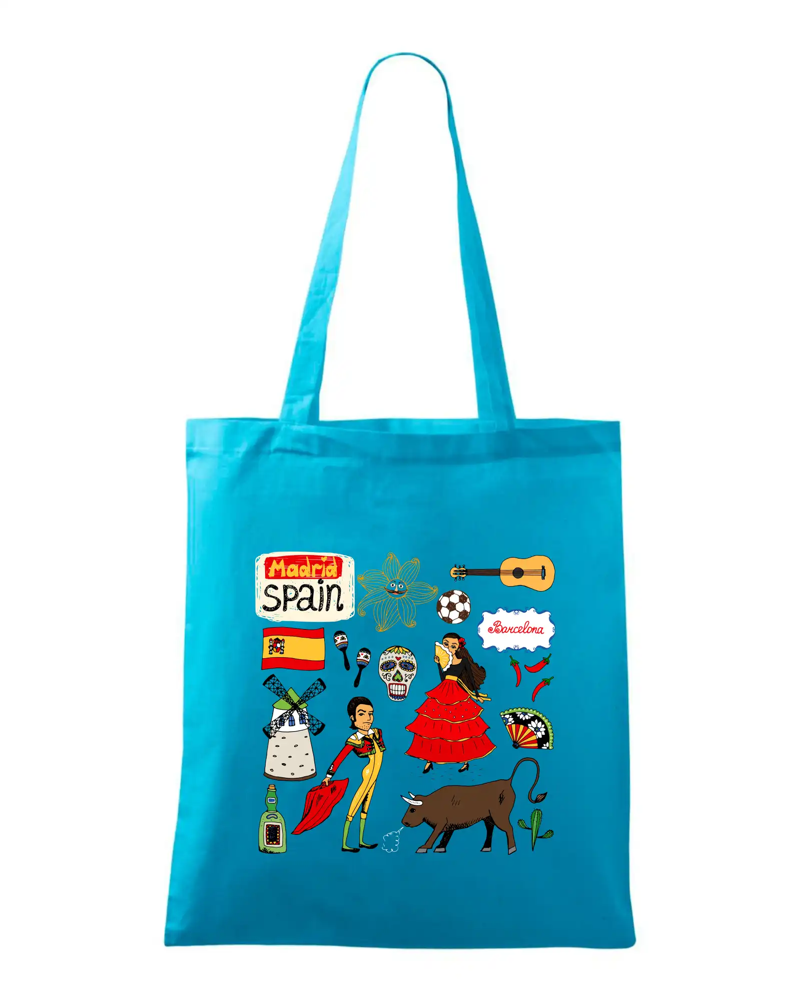 Ostatné mestá / miesta - Španielske ikony - Taška bavlnená