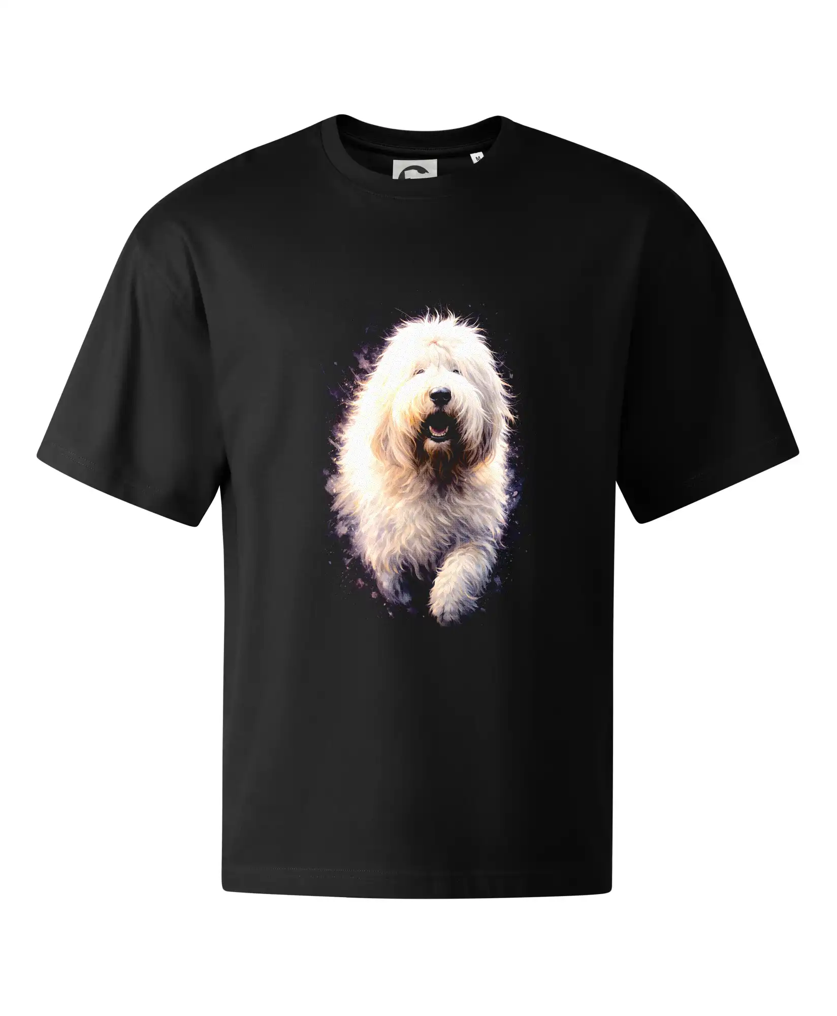 Ostatné psie plemená - Obrázok poltón Bobtail bežiaci - Stage unisex - OVERSIZE