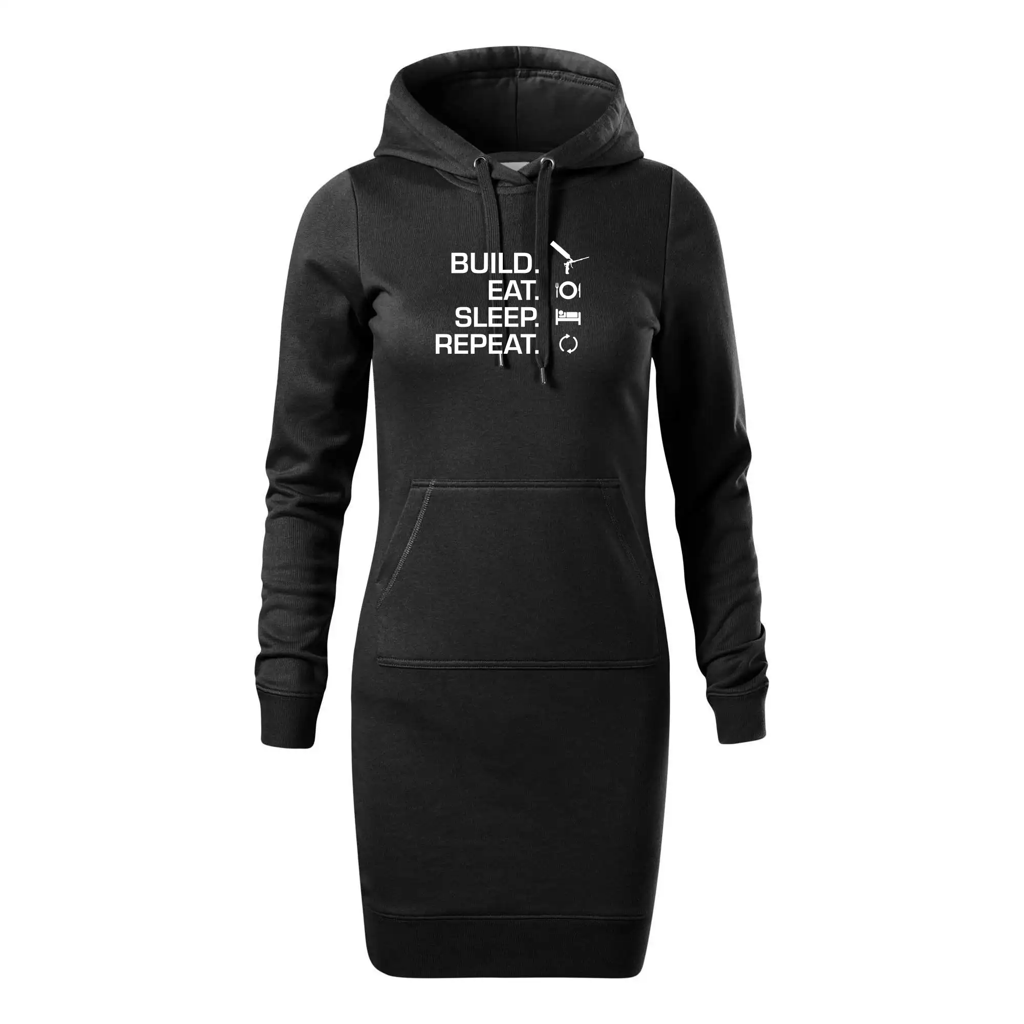 Build eat sleep repeat - montážní pěna