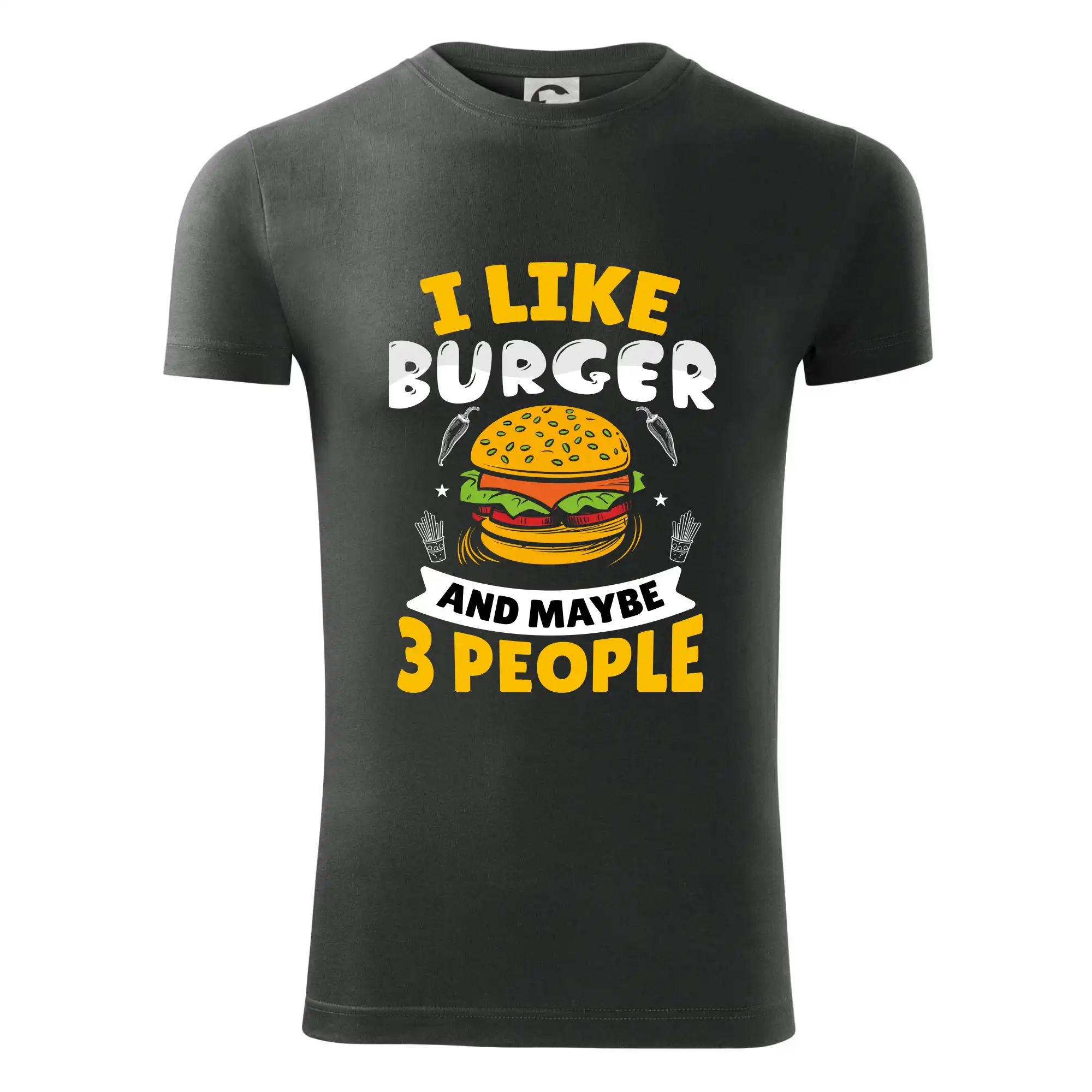 I like burger and maybe 3 people