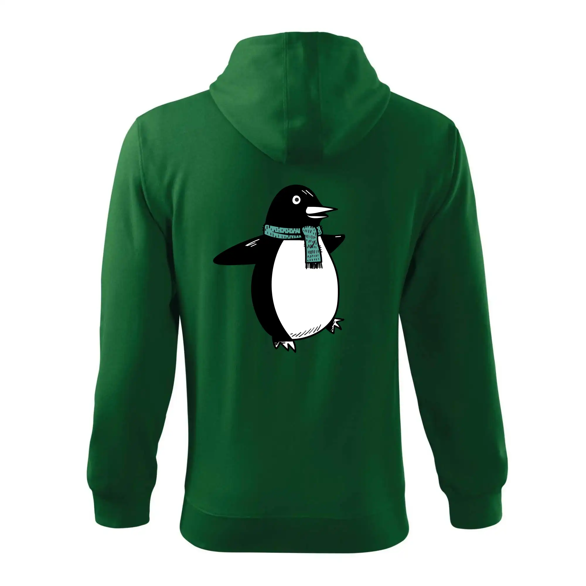 Tučňák se zelenou šálou