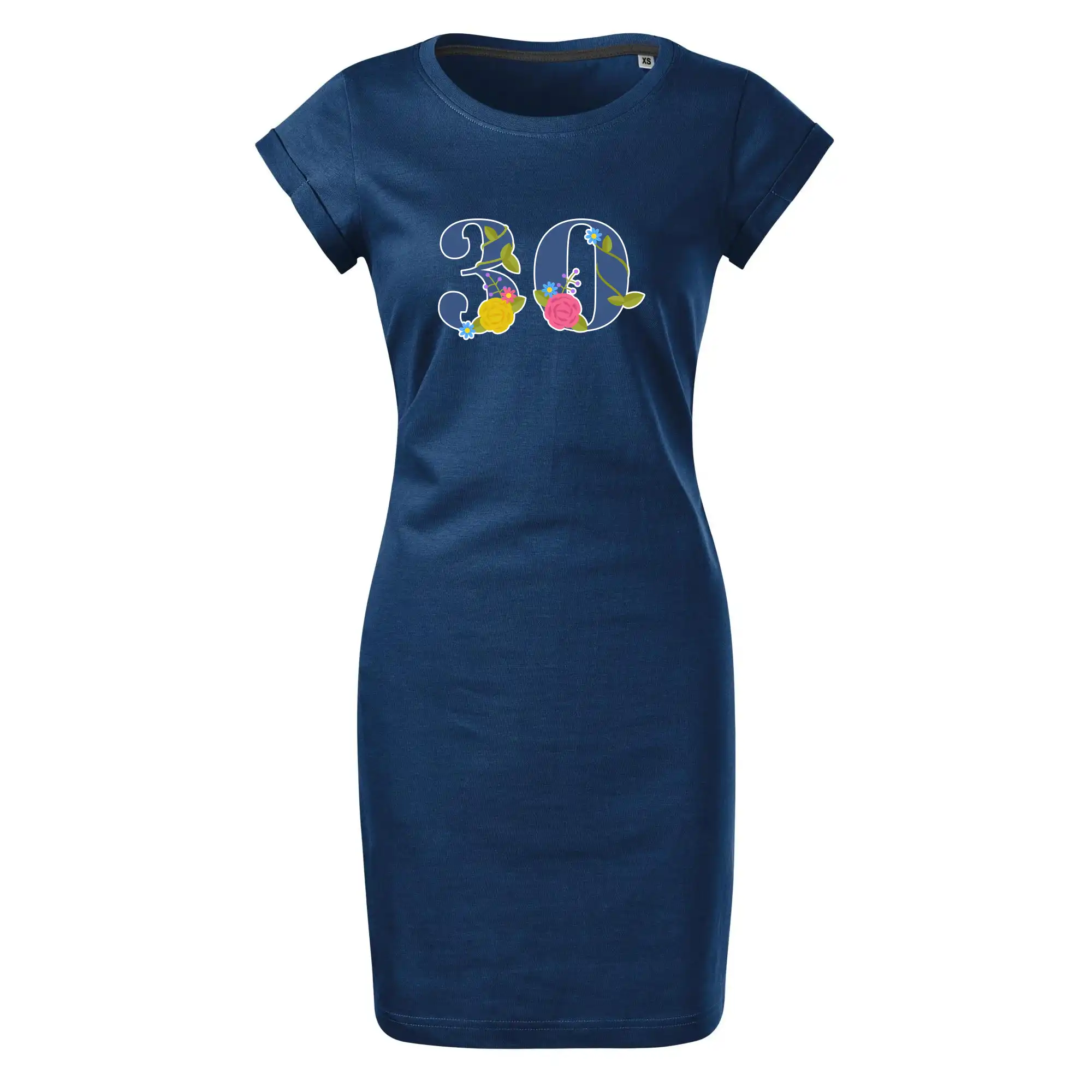 Květinové číslo kreslené - 30