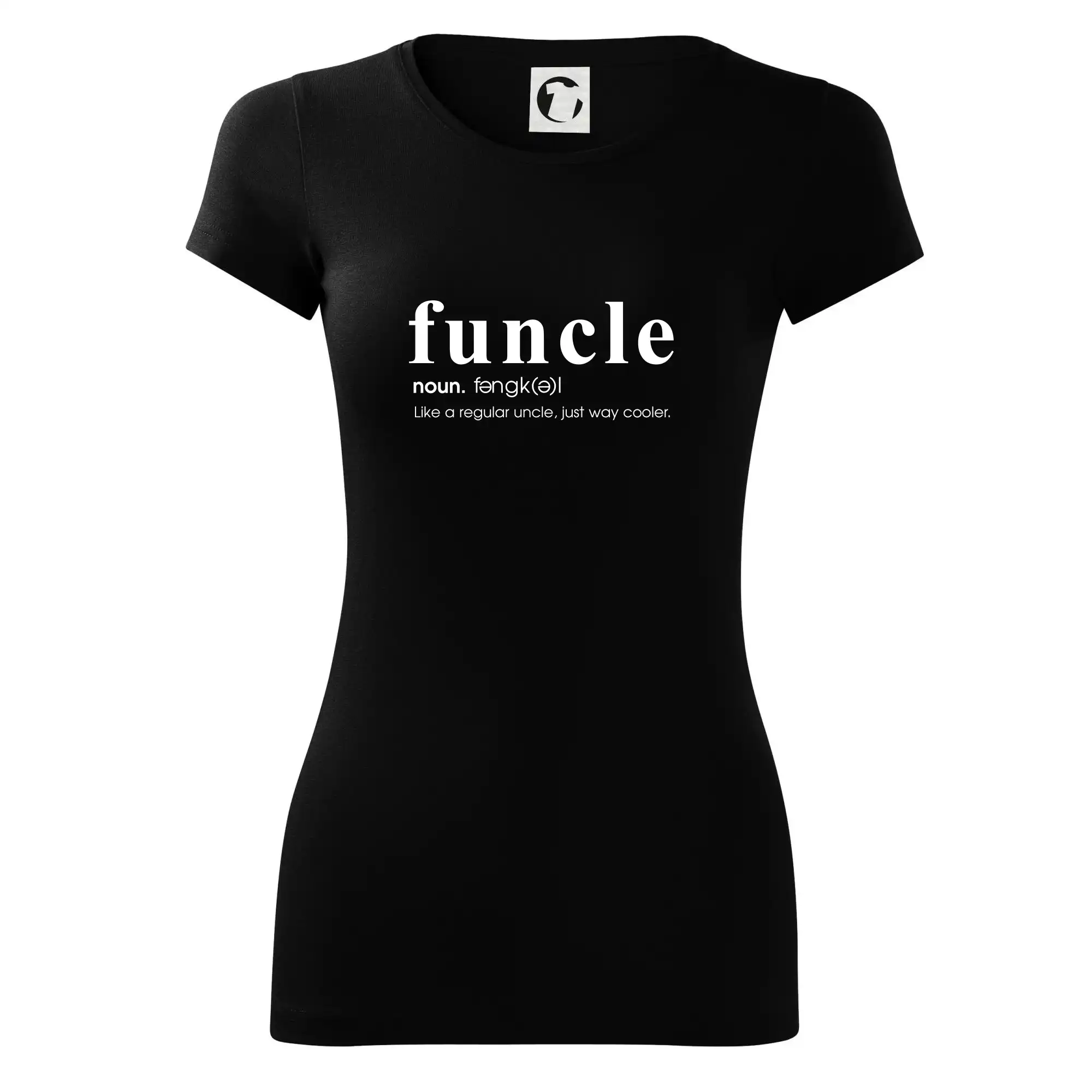Rodinné tričká - Funcle - cooler uncle - Dámske tričko Glance - Priliehavejší strih