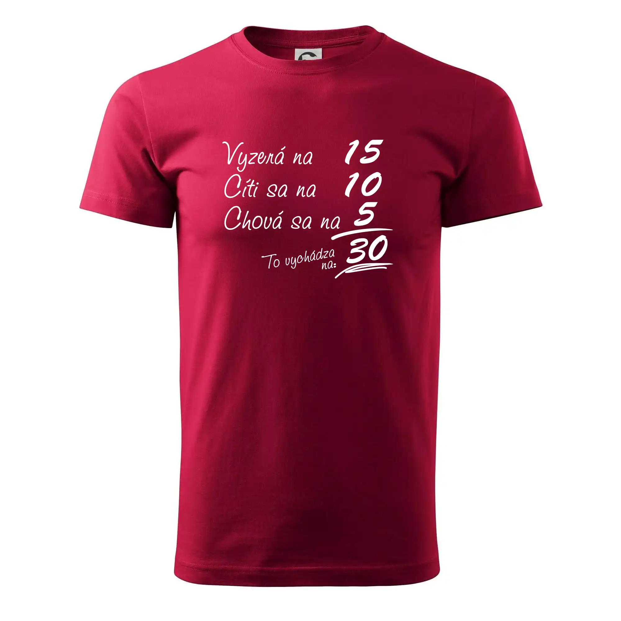 Vyzerá, cíti sa, chová sa - 30 rokov