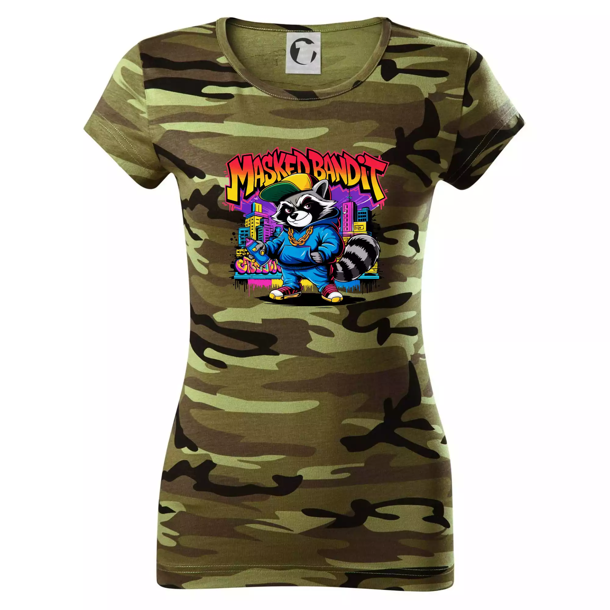 Mýval - masked bandit grafitti