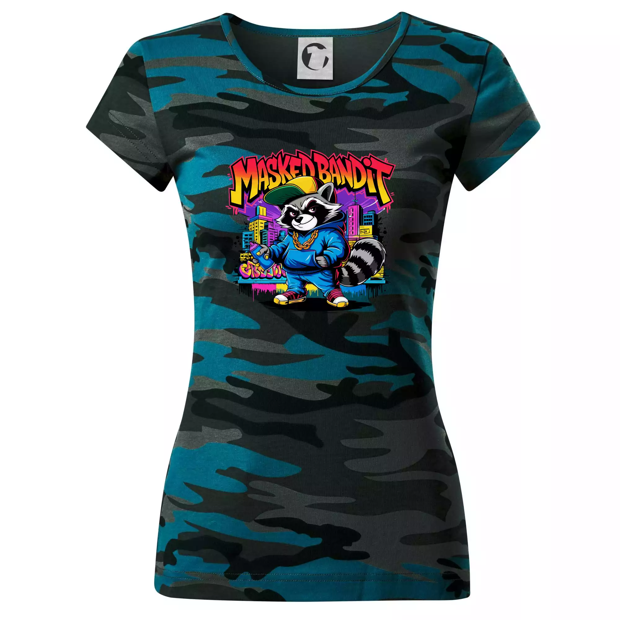 Mýval - masked bandit grafitti