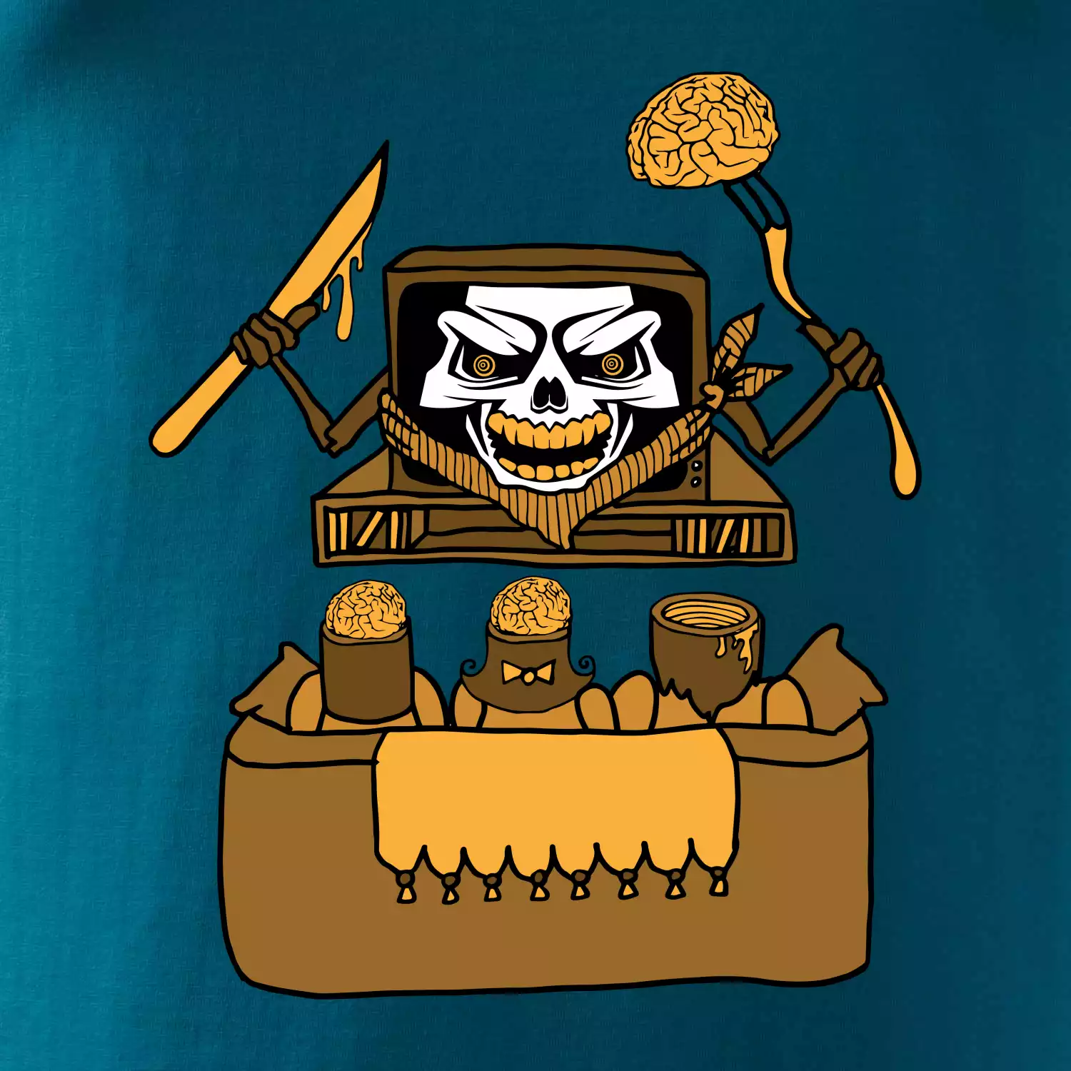 Mozkožrút - televízia (Pecka design)