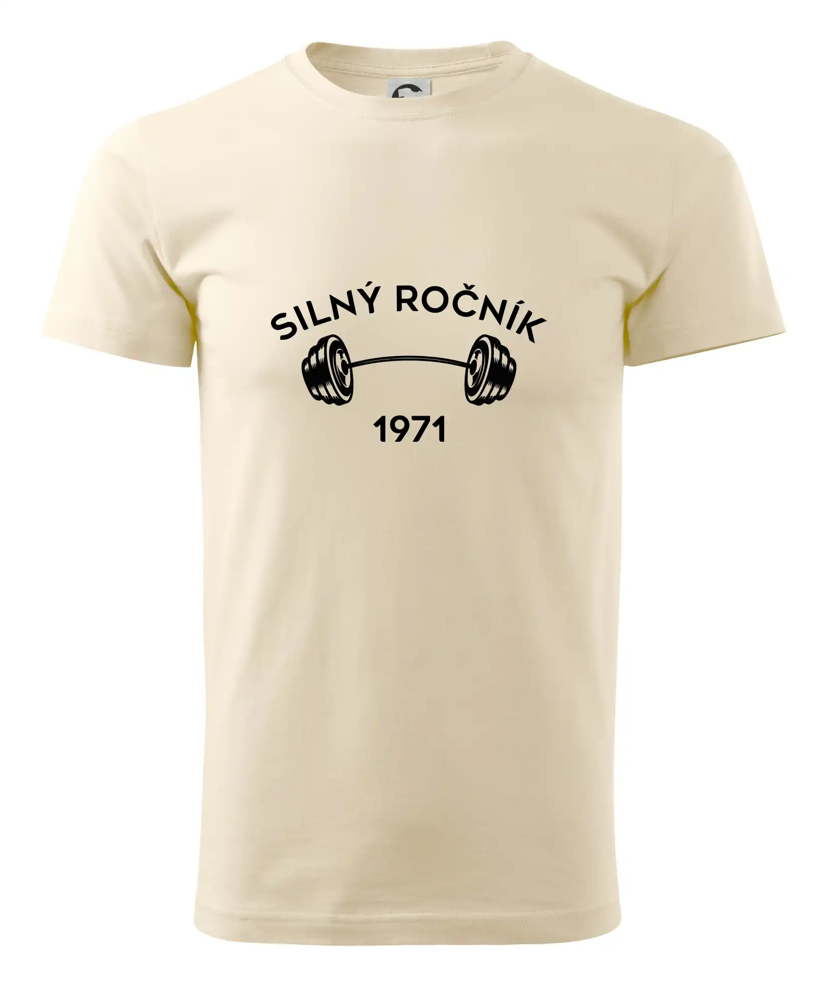 Trička s ročníkom 1971 - Silný ročník - Letopočet 1971 - Pánske tričko nižšej gramáže