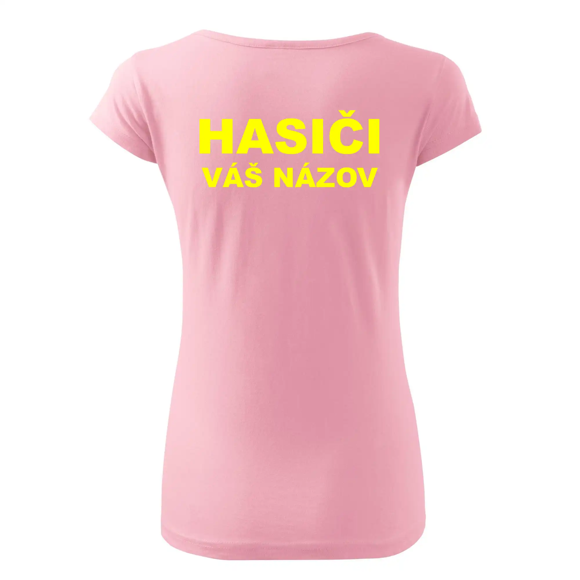 Hasiči - žltý nápis - váš názov zboru