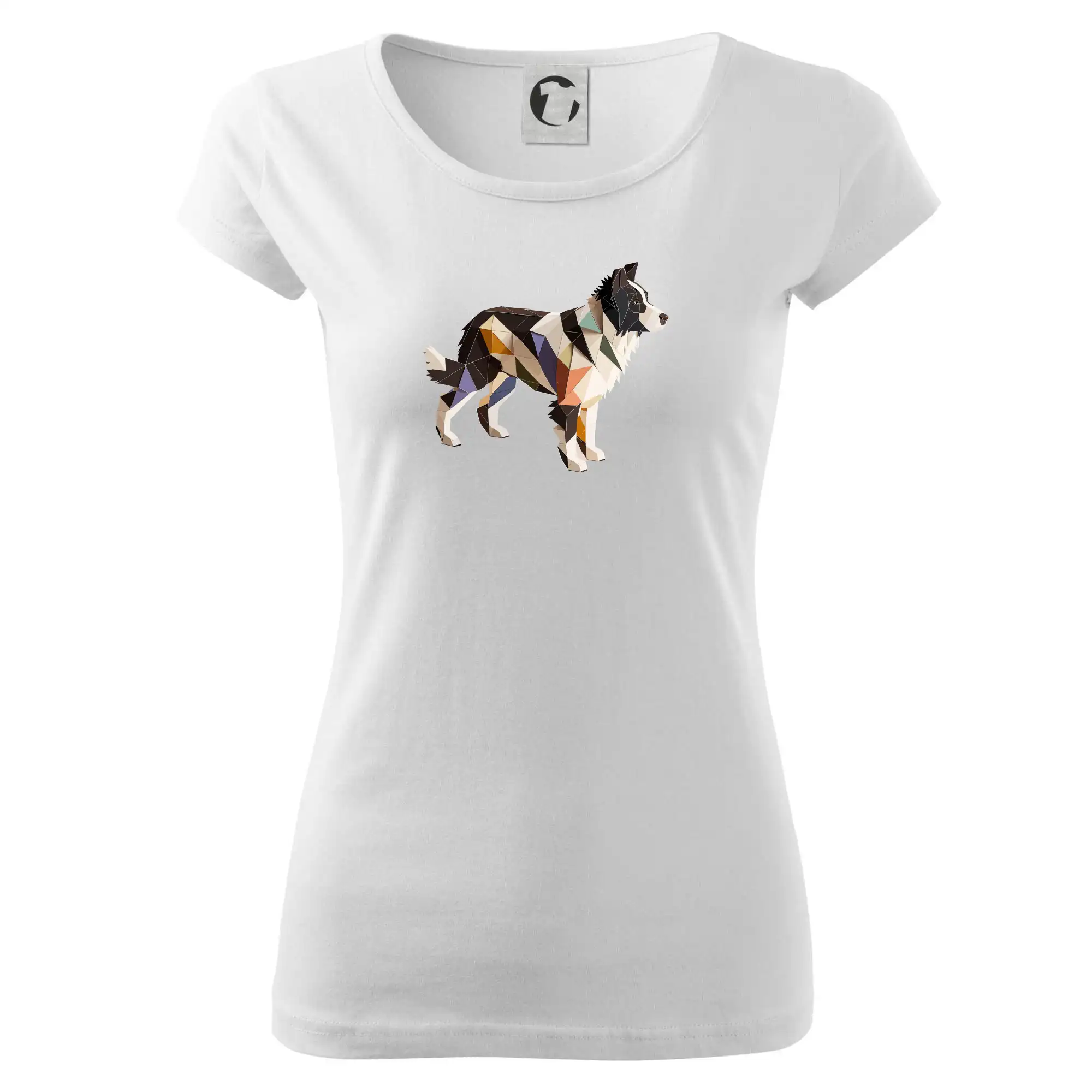 Border colie slepená z papíru