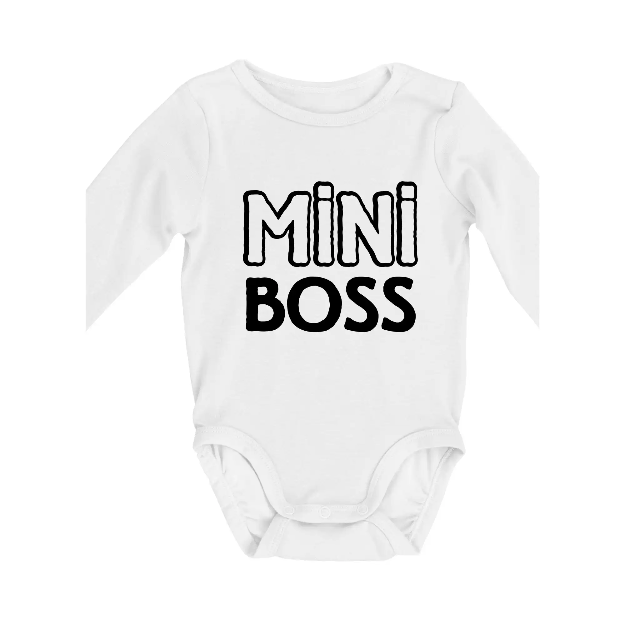 Big boss mini boss - Body dojčenské s dlhým rukávom