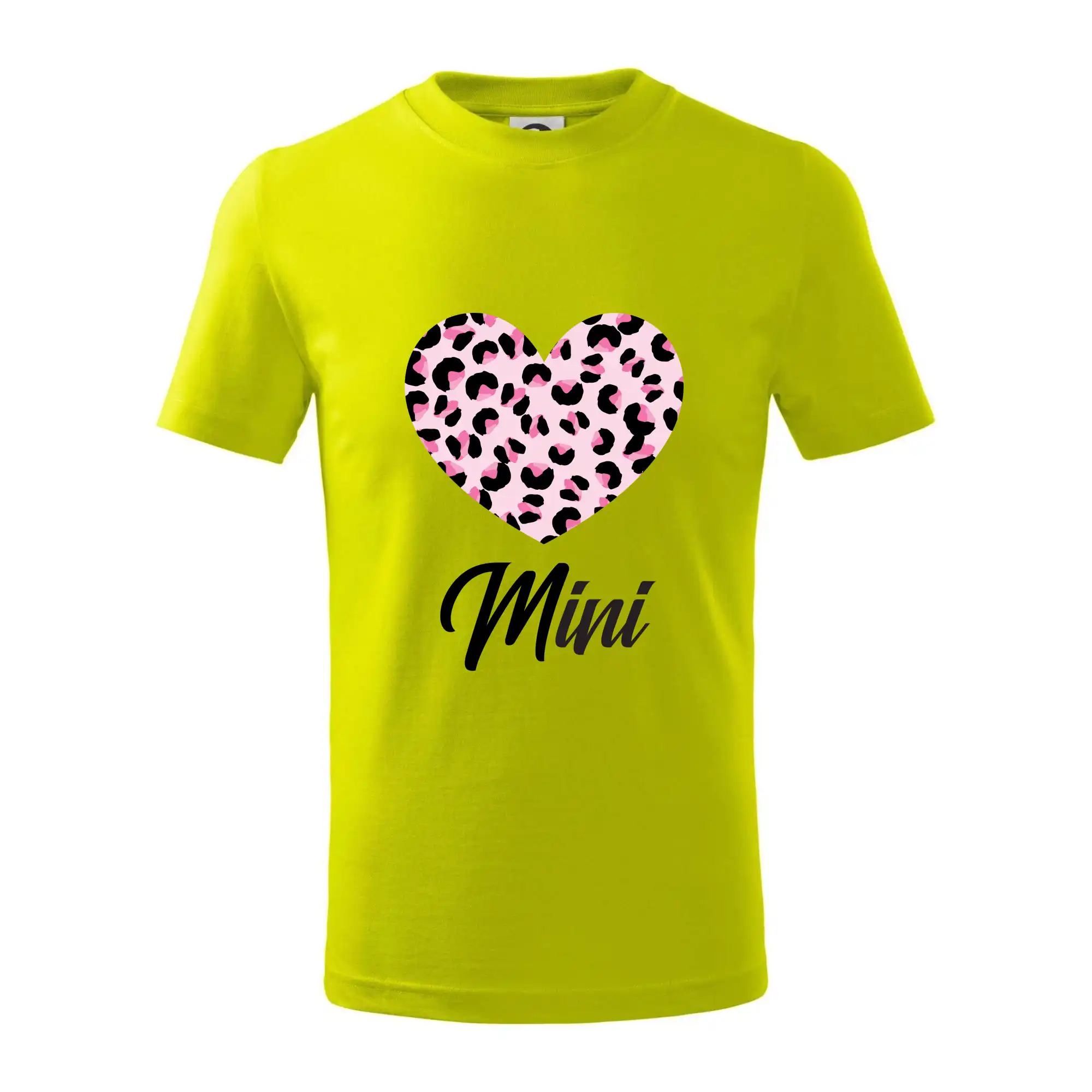 Srdce růžové - mimi (Pecka Design) - Tričko detské bavlnené