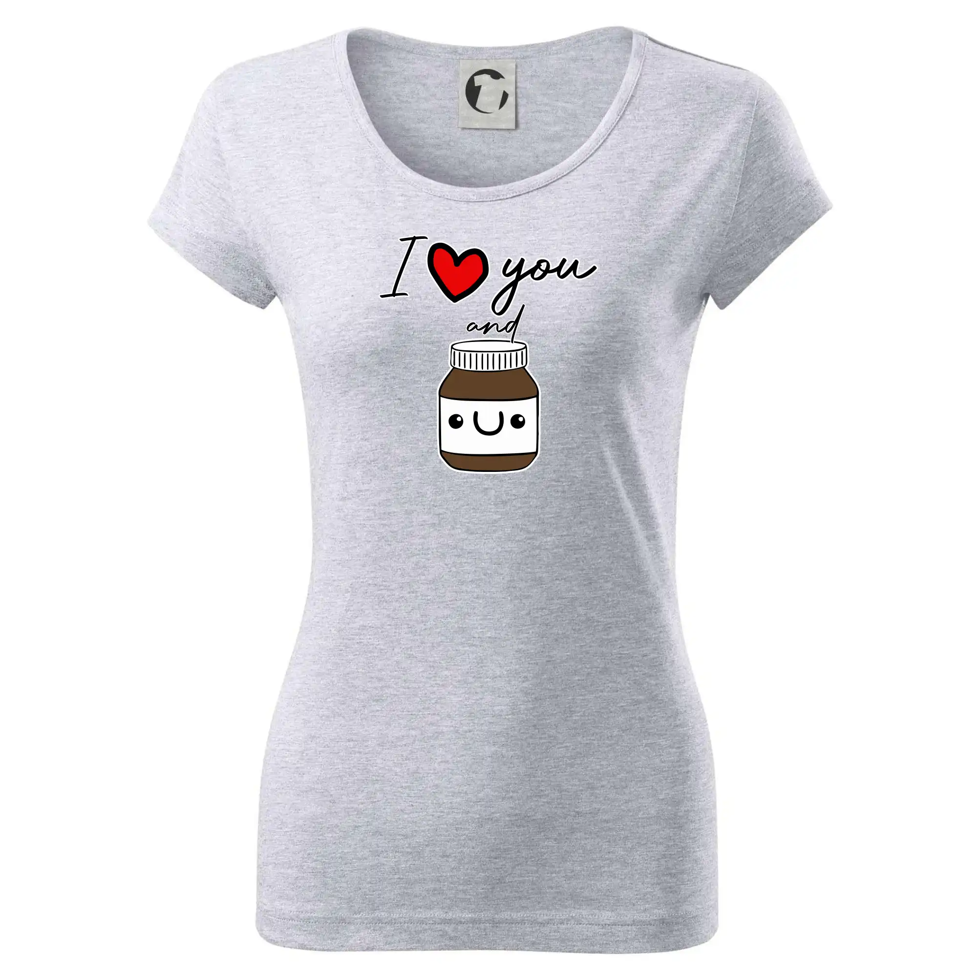 I love you and nugget - Dámske tričko Pure