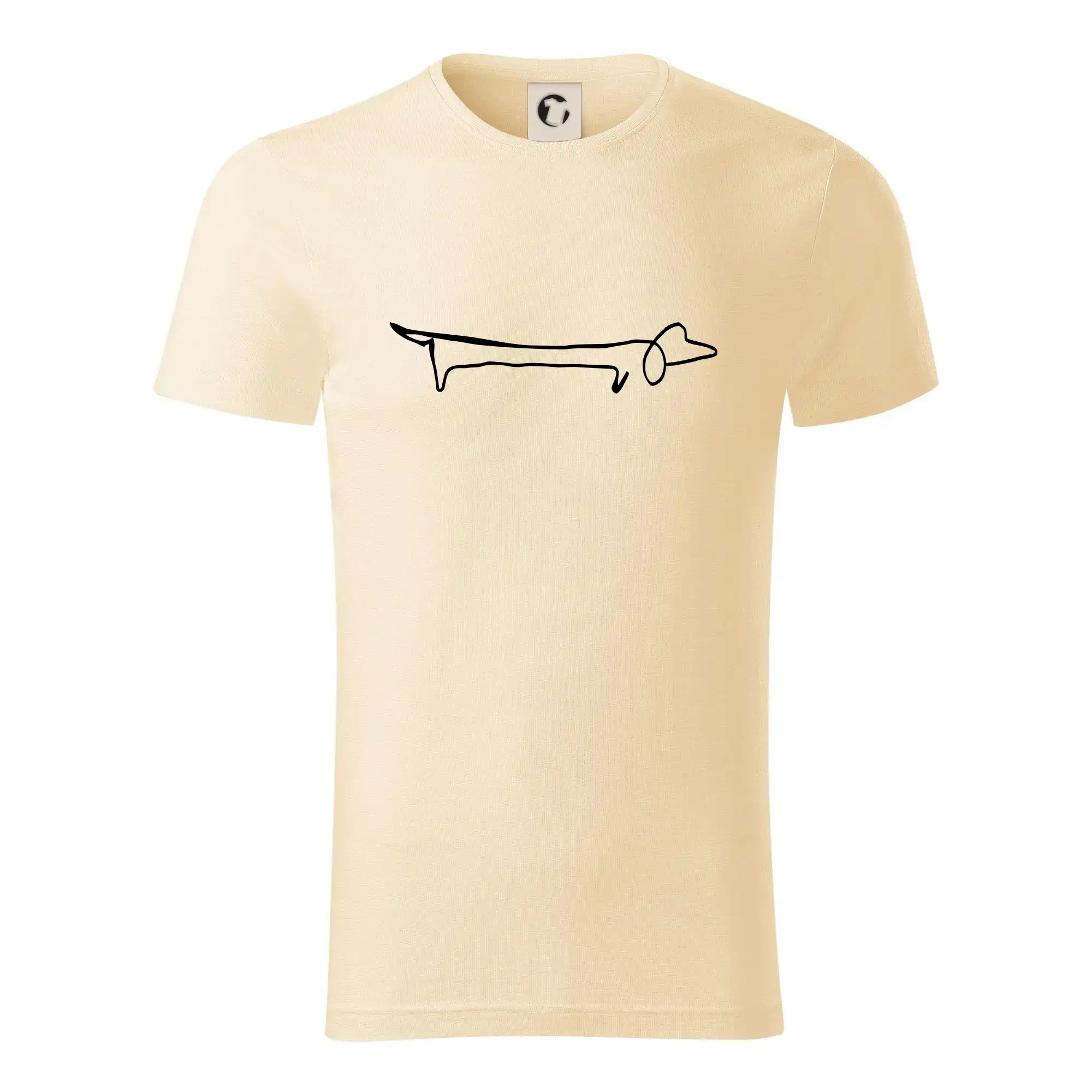 Tričká s motívom jazvečíka - Jazvečík - kreslený - Tričko z organickej bavlny