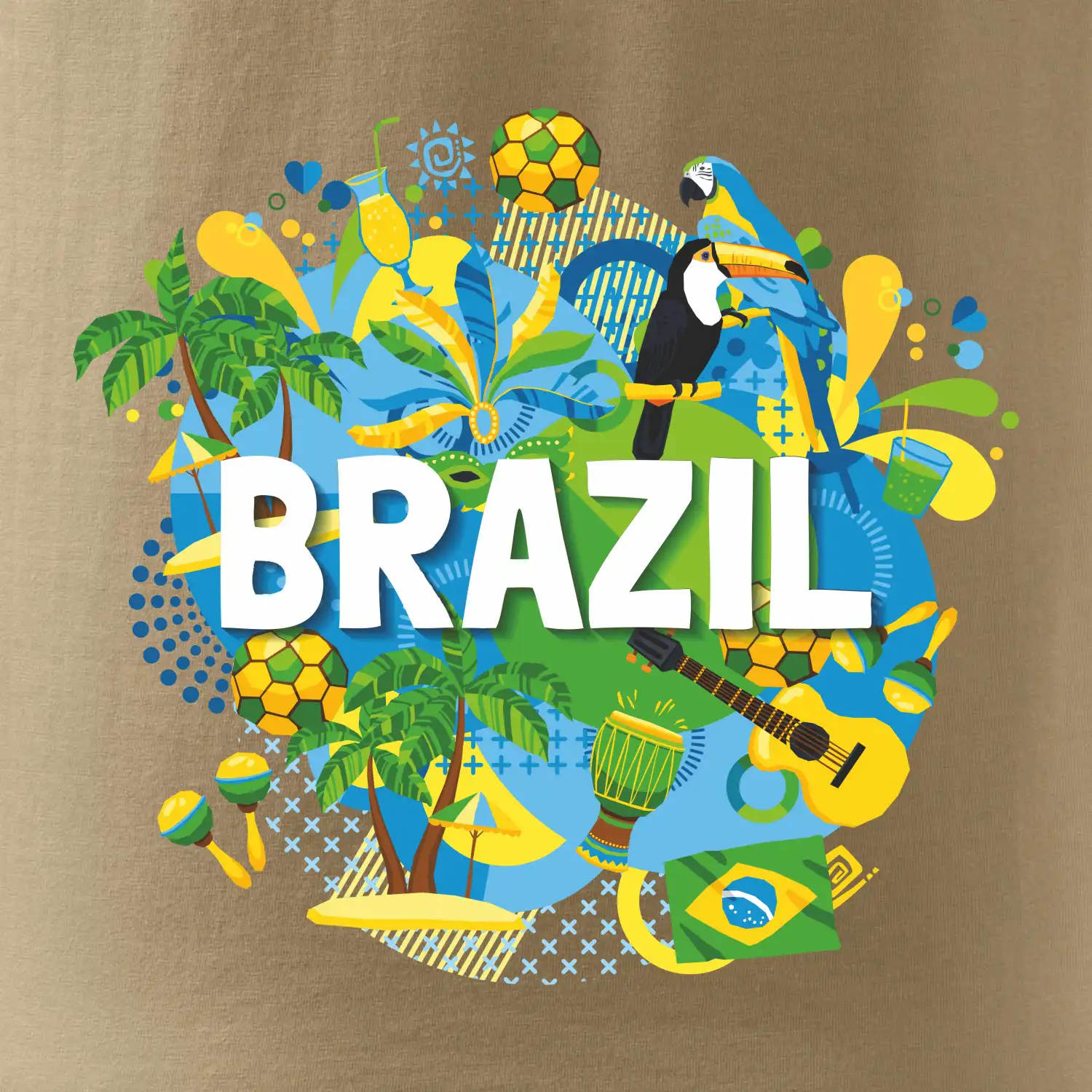 Brazílie  Barevný obrázek