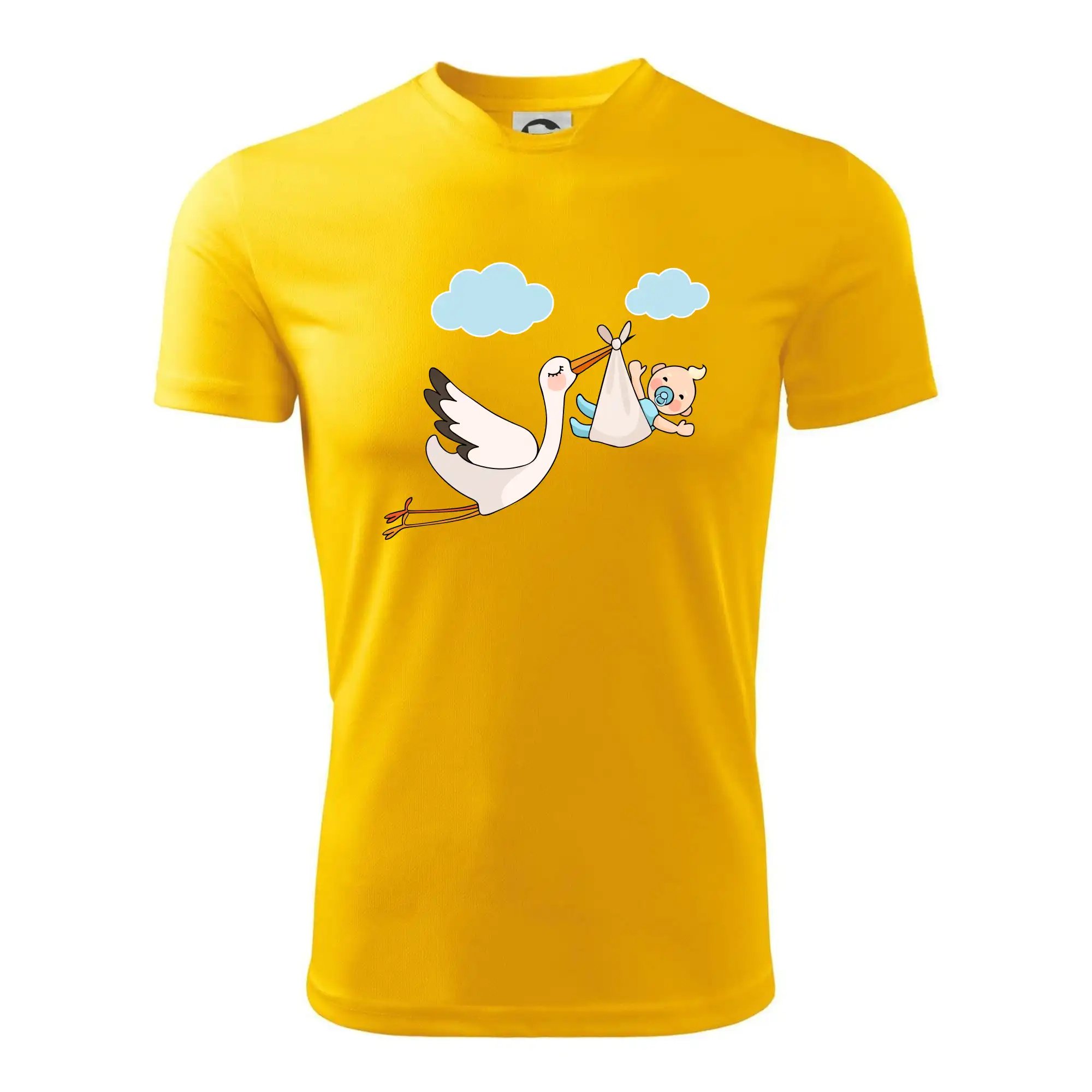 Čáp čekáme miminko - kluk