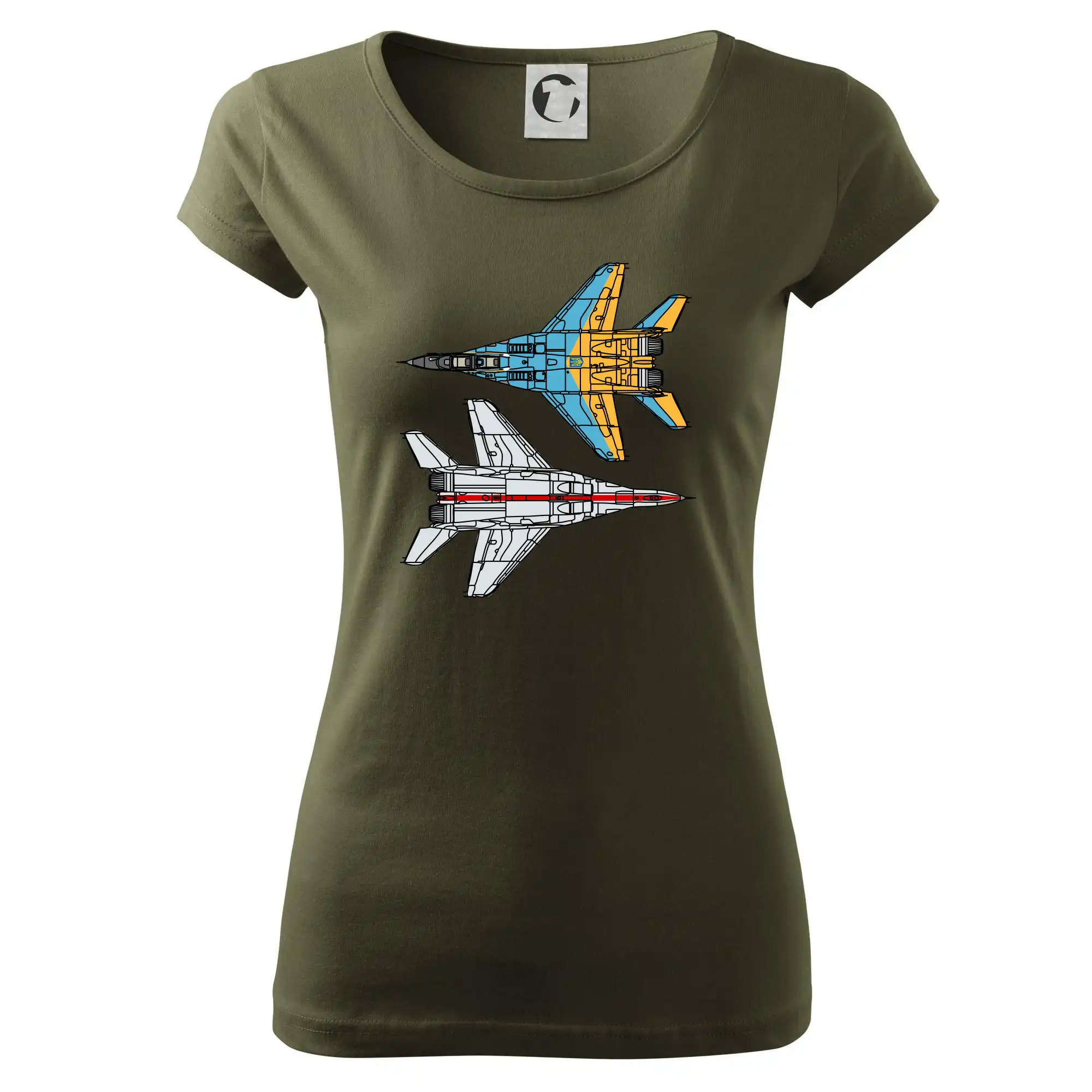 Mig 29 Fulcrum ze spoda a ze zhora