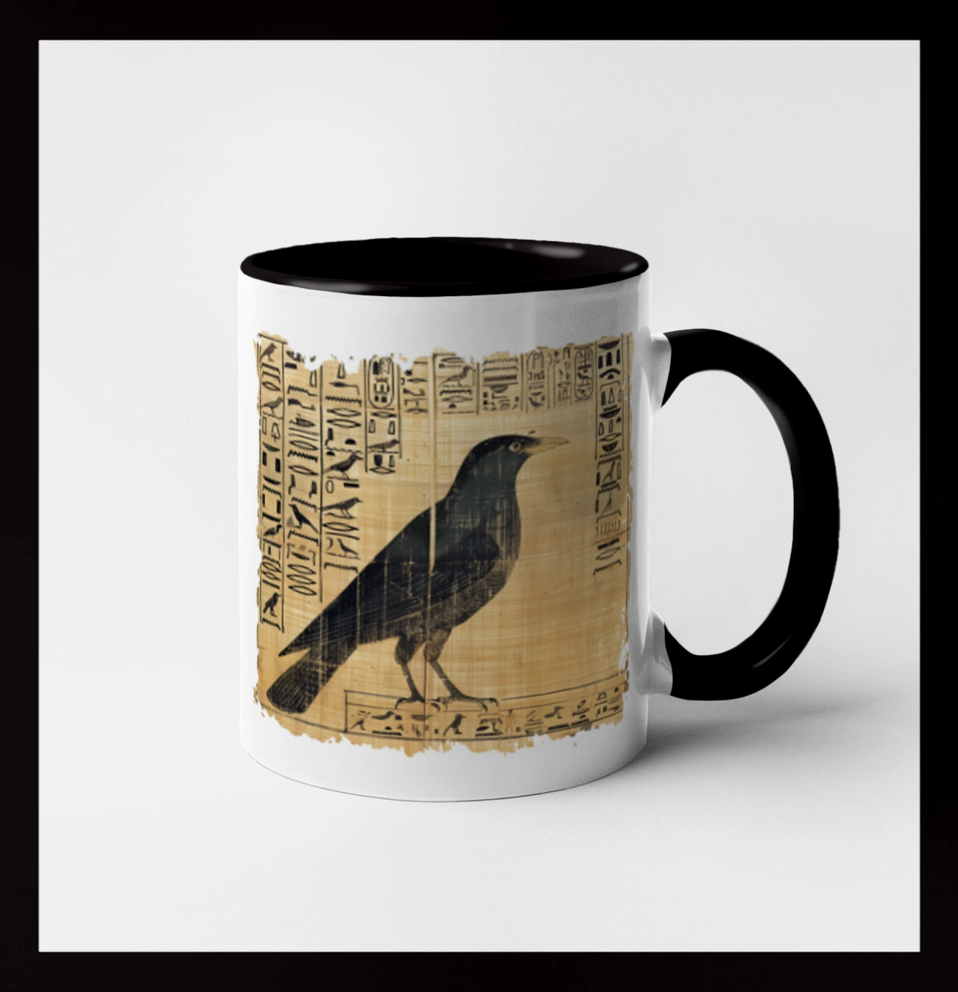 Egyptské hieroglyfy pták