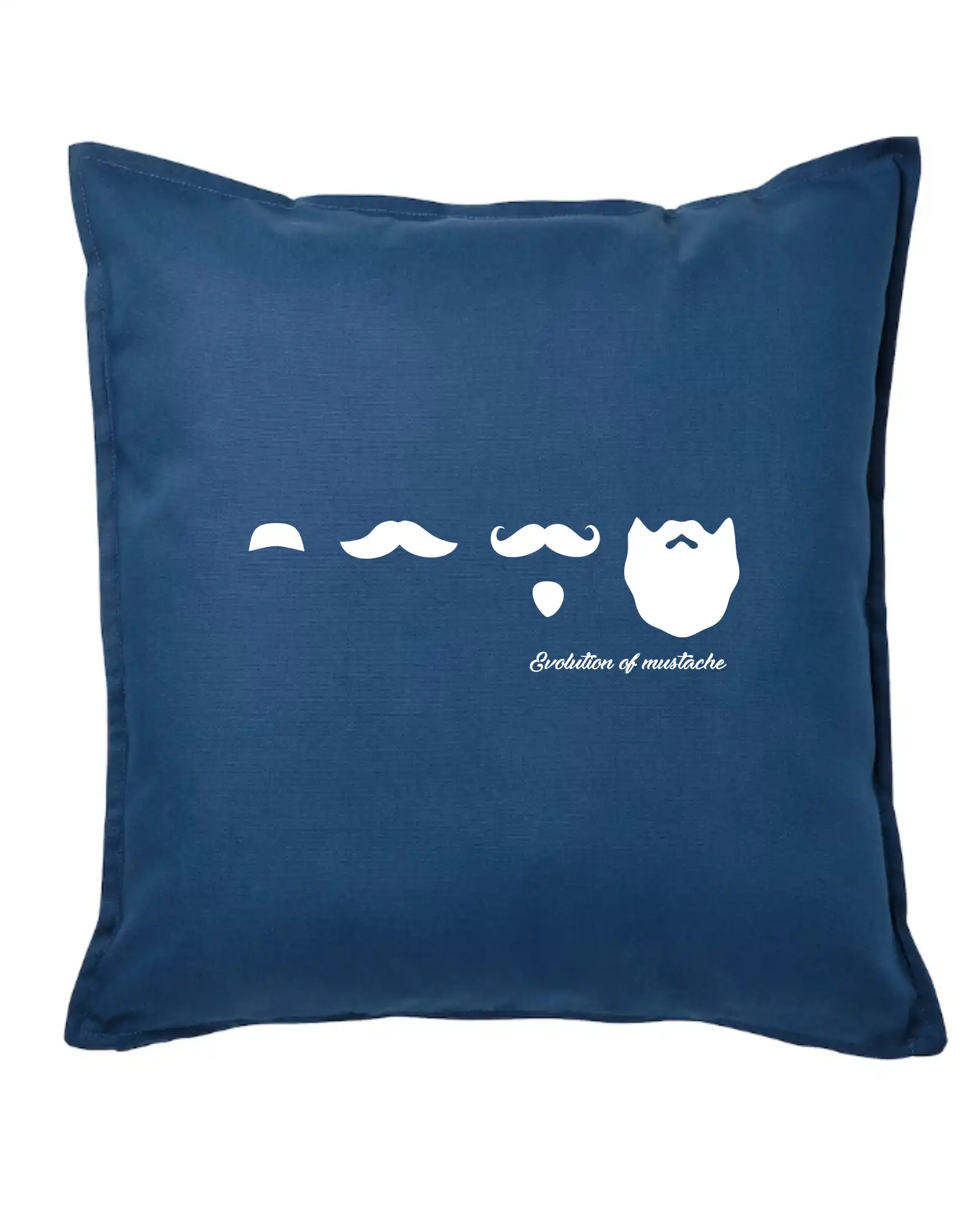 Tričká s fúzikmi - Evolution mustache - Vankúš 50x50