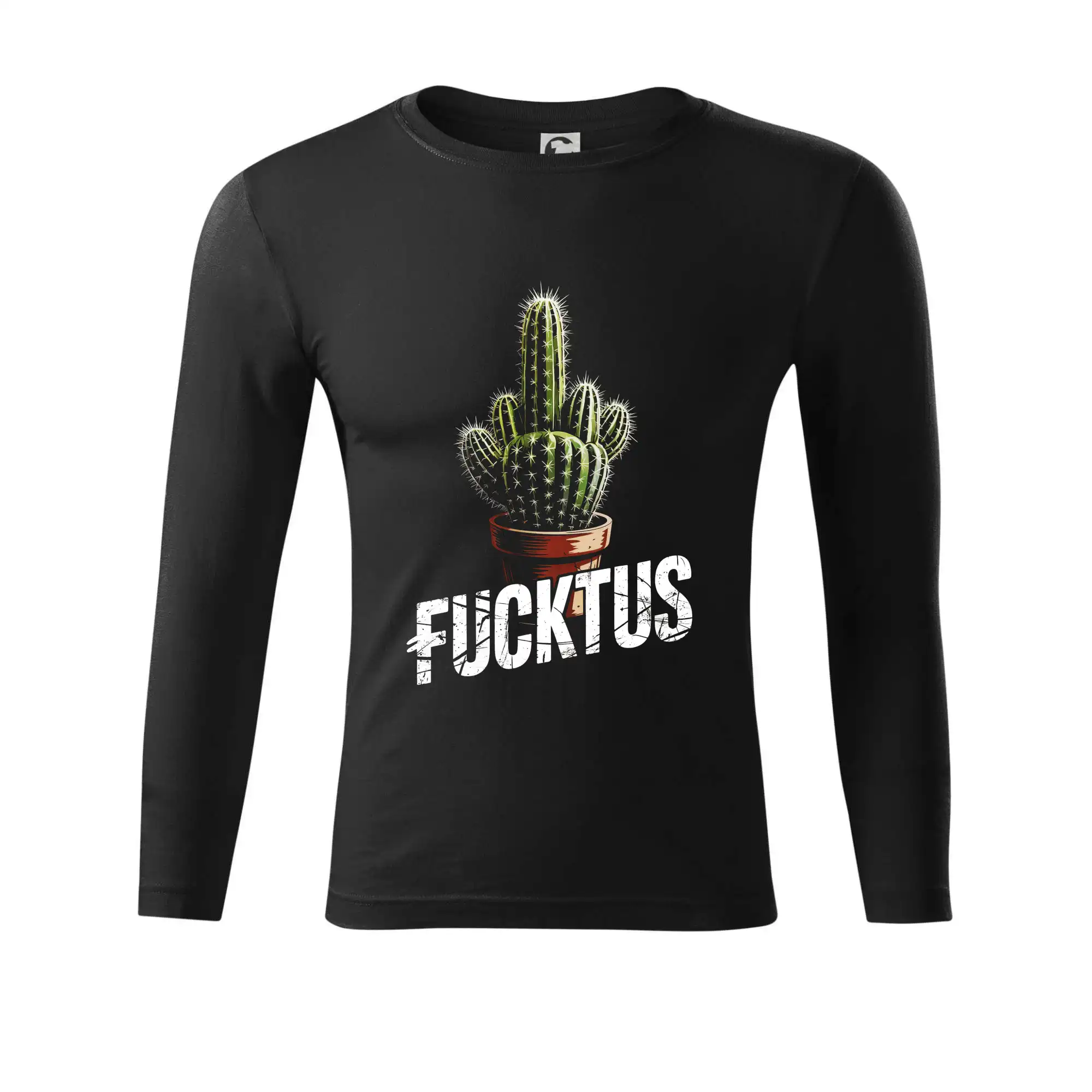 Tričká na párty - Fucktus - Tričko Progress s dlhým rukávom