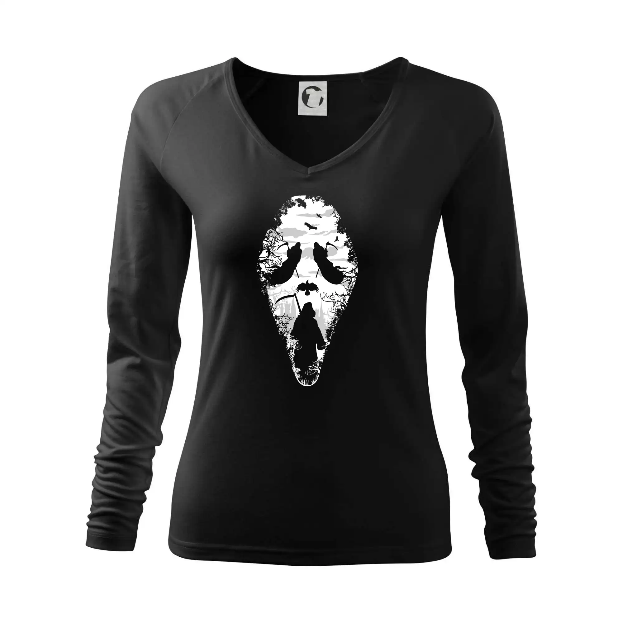 Grafické tričká - Reaper Scream mask - Tričko dámske Elegance