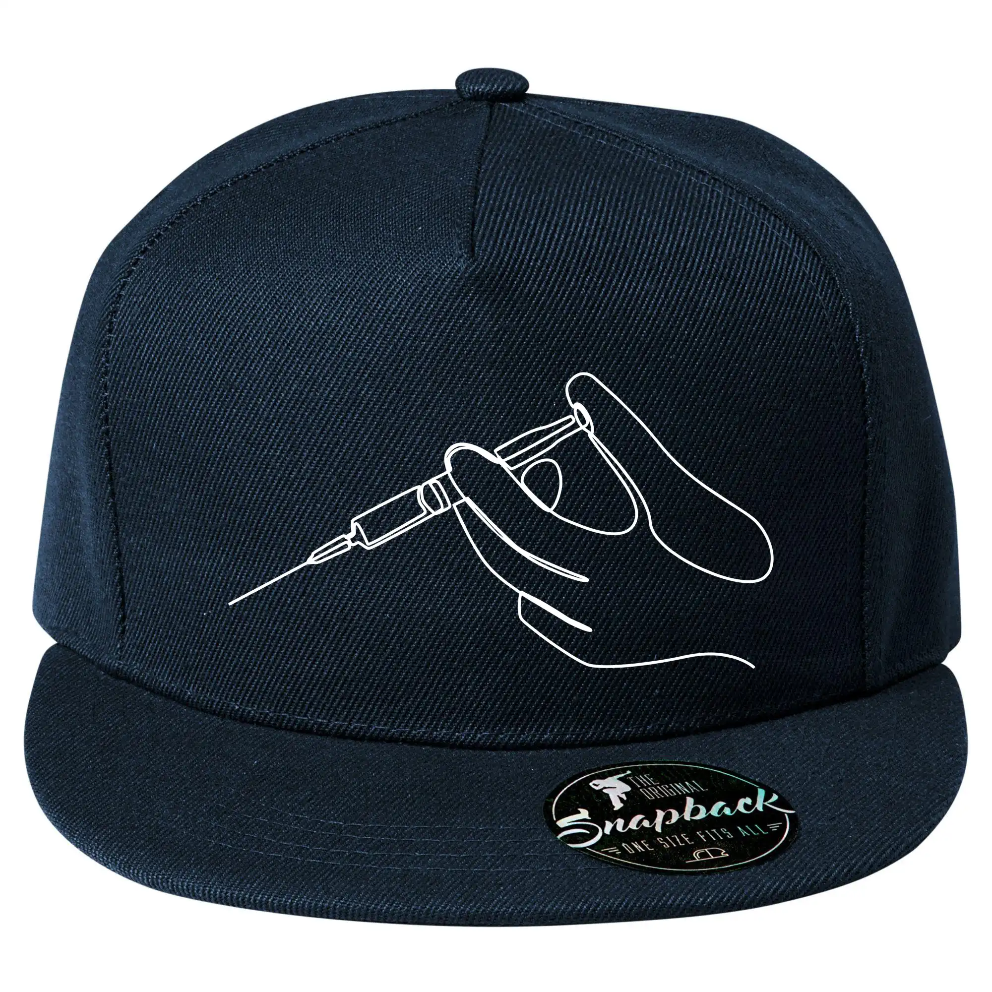 Ruka a injekce jedním tahem