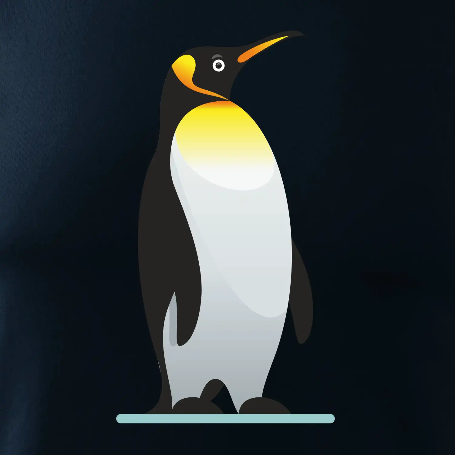 Tučňák se žlutou nákrčenkou