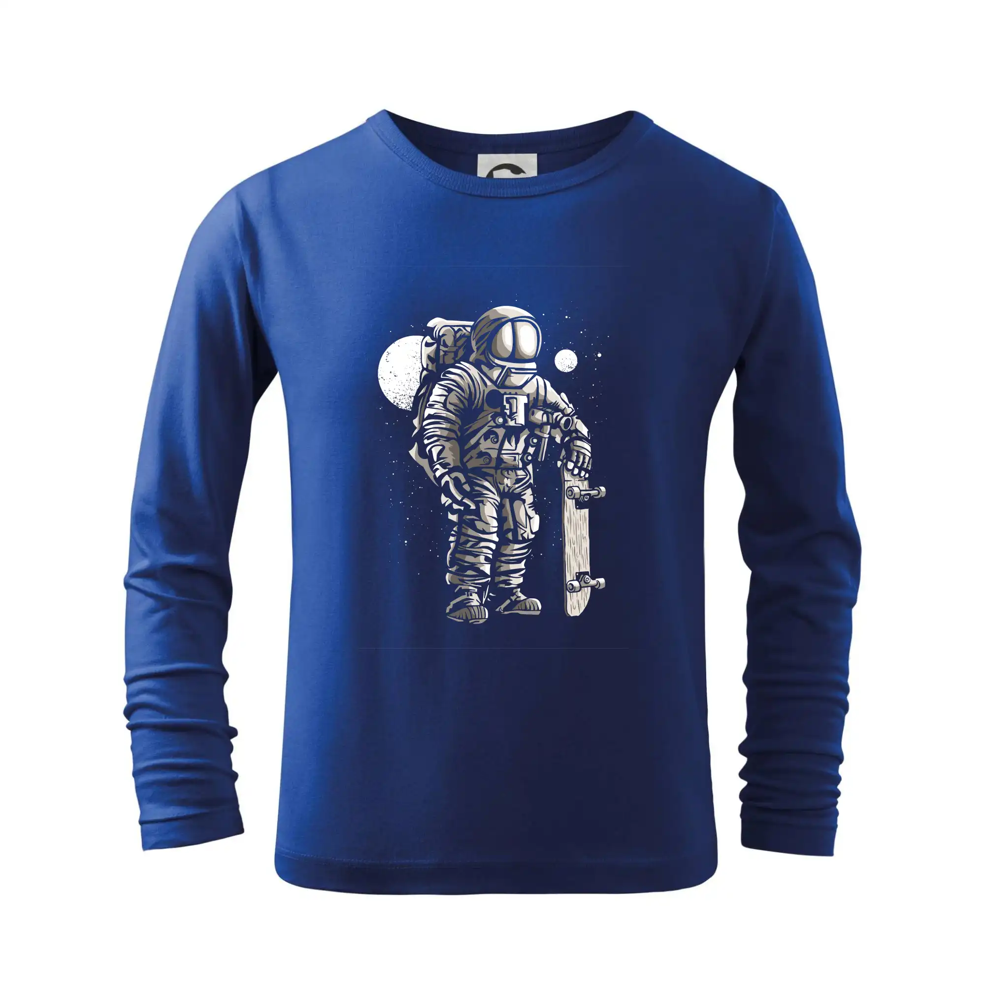 Longboard a Skatebord - Astronaut Skater - Tričko detské Long Sleeve
