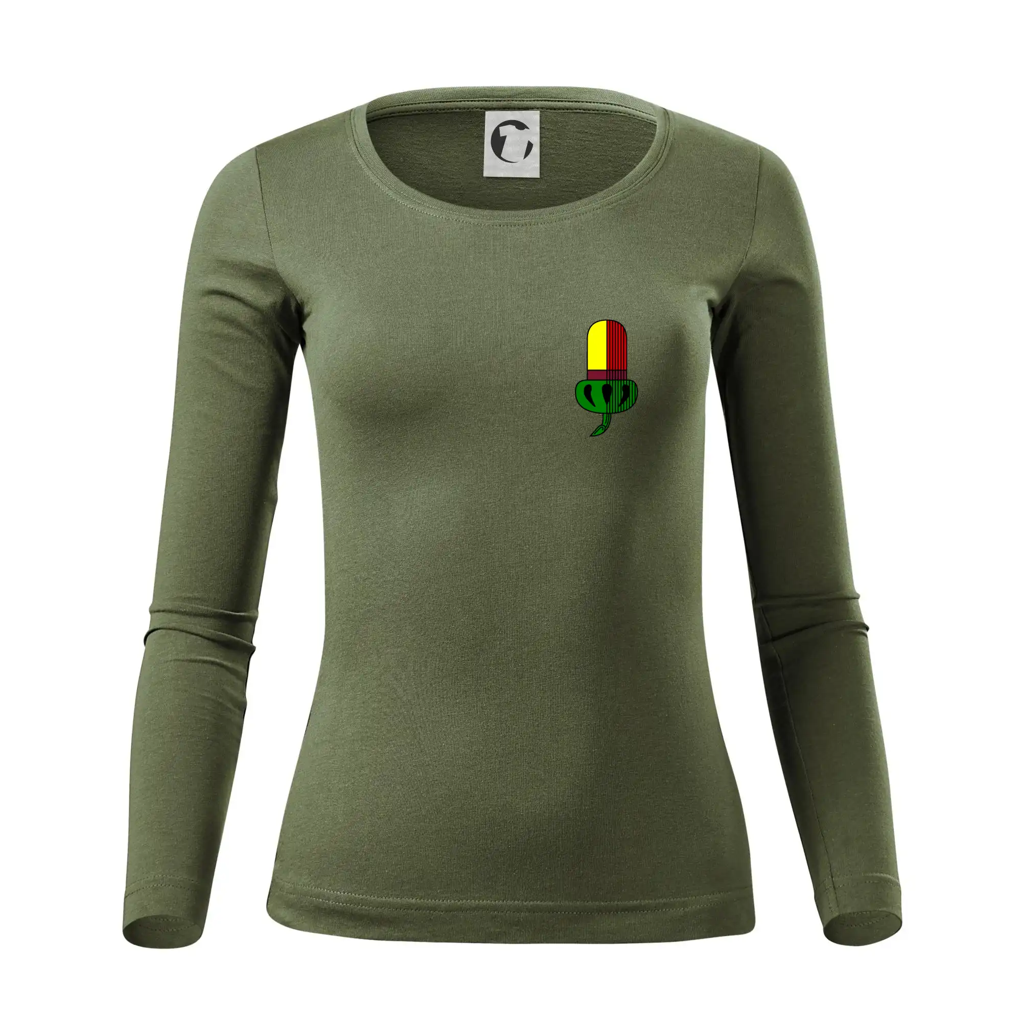 Tričká pre hráčov - Prší - Žaludy - prso - Dámske tričko FIT-T LS - zužené