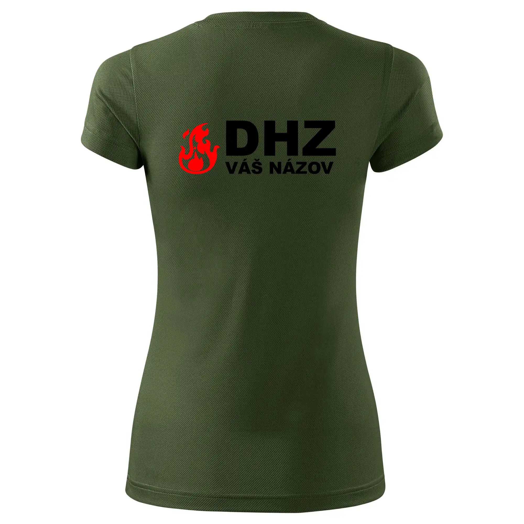 DHZ (oheň, firesport, názov sboru - vlastný nápis)