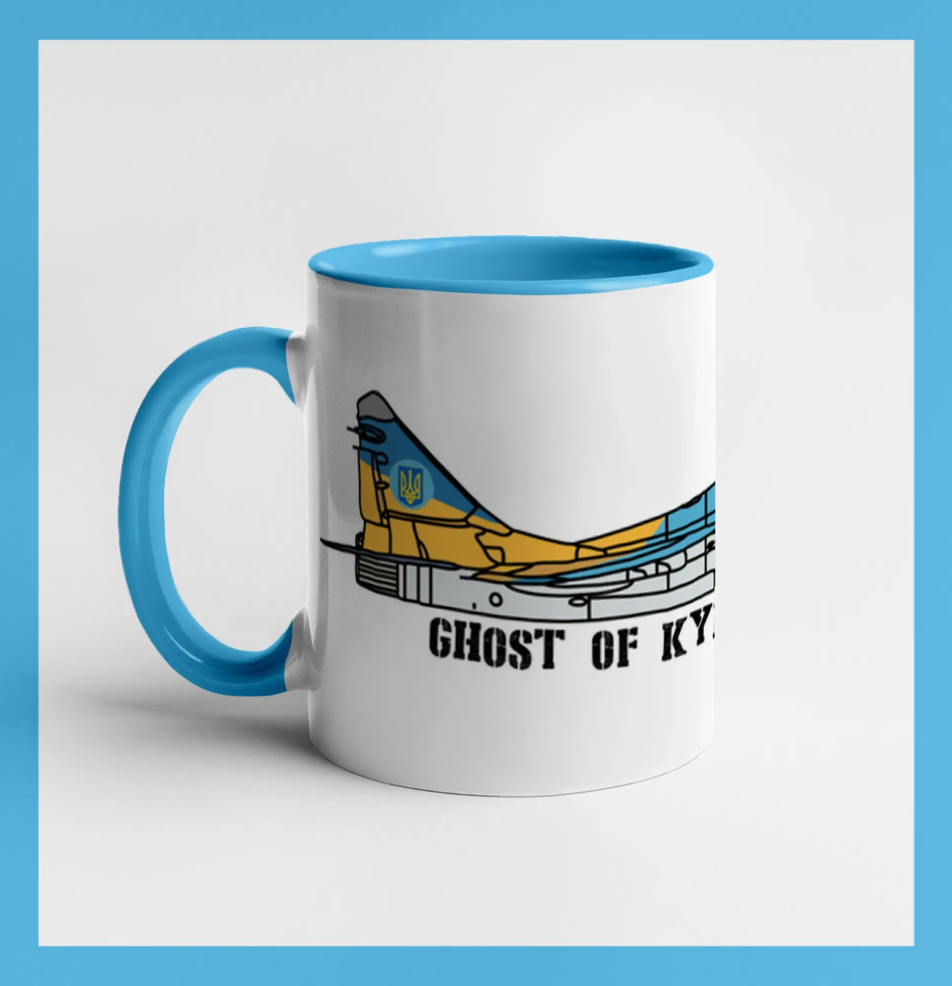 Mig 29 Fulcrum Blue-Yellow - Ghost of Kyiv