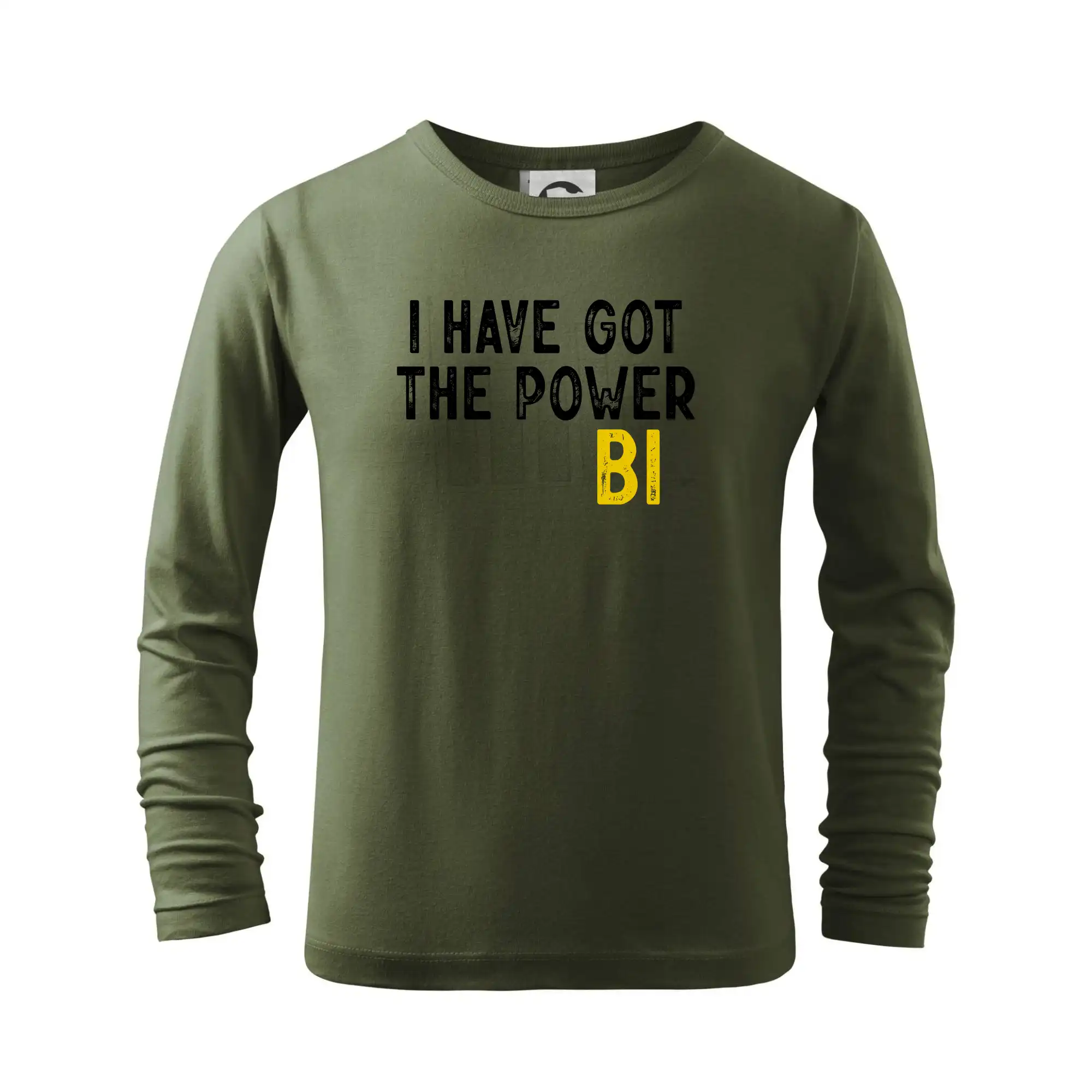 Tričká pre ajťákov - I have got the power bi - Tričko detské Long Sleeve