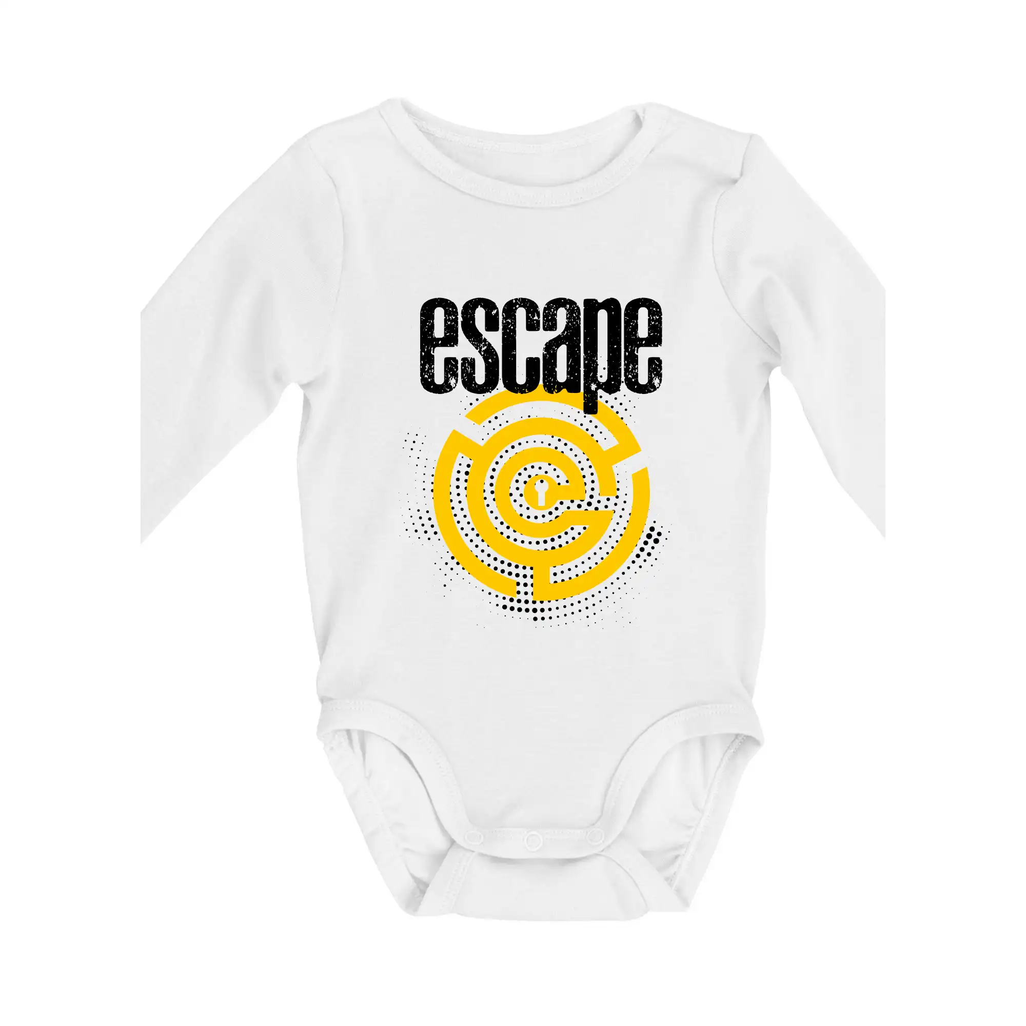 Tričko na únikovú hru - Escape labyrint - Body dojčenské s dlhým rukávom
