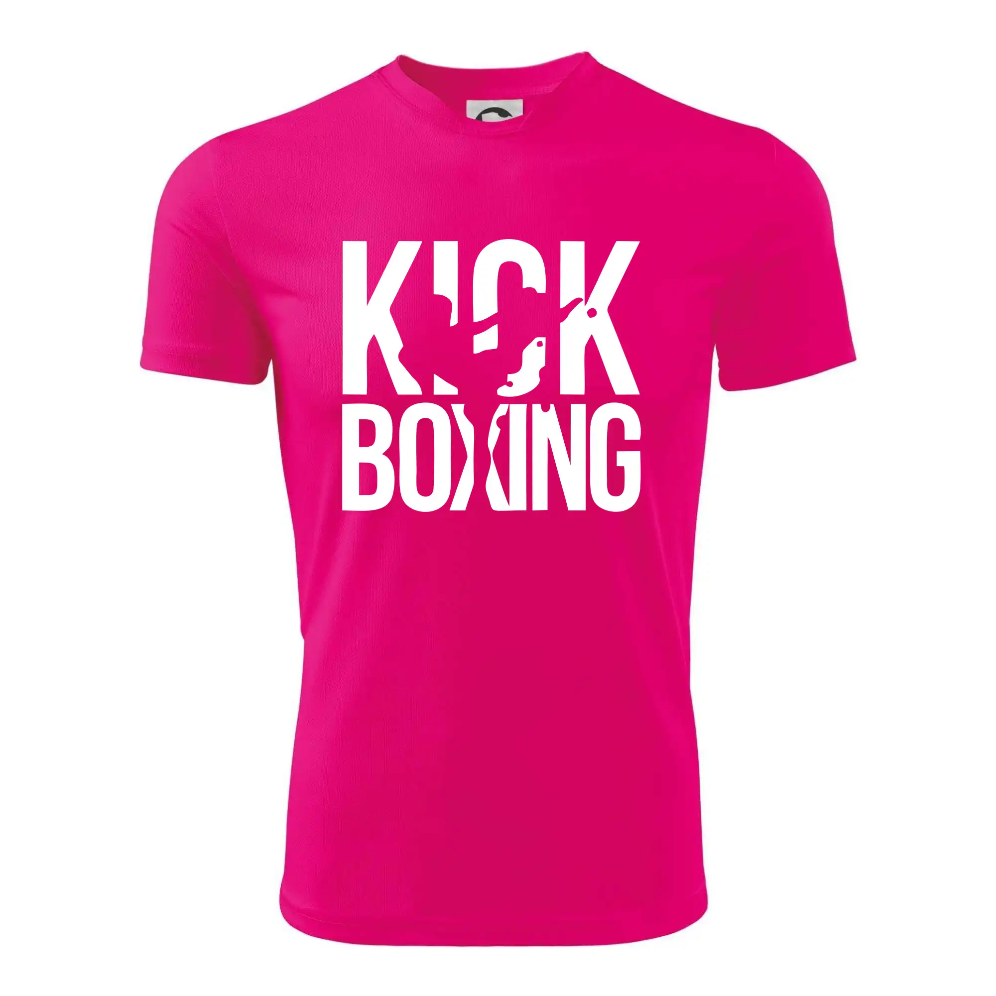 Tričká na box - Nápis Kick Boxing - Detské tričko športové