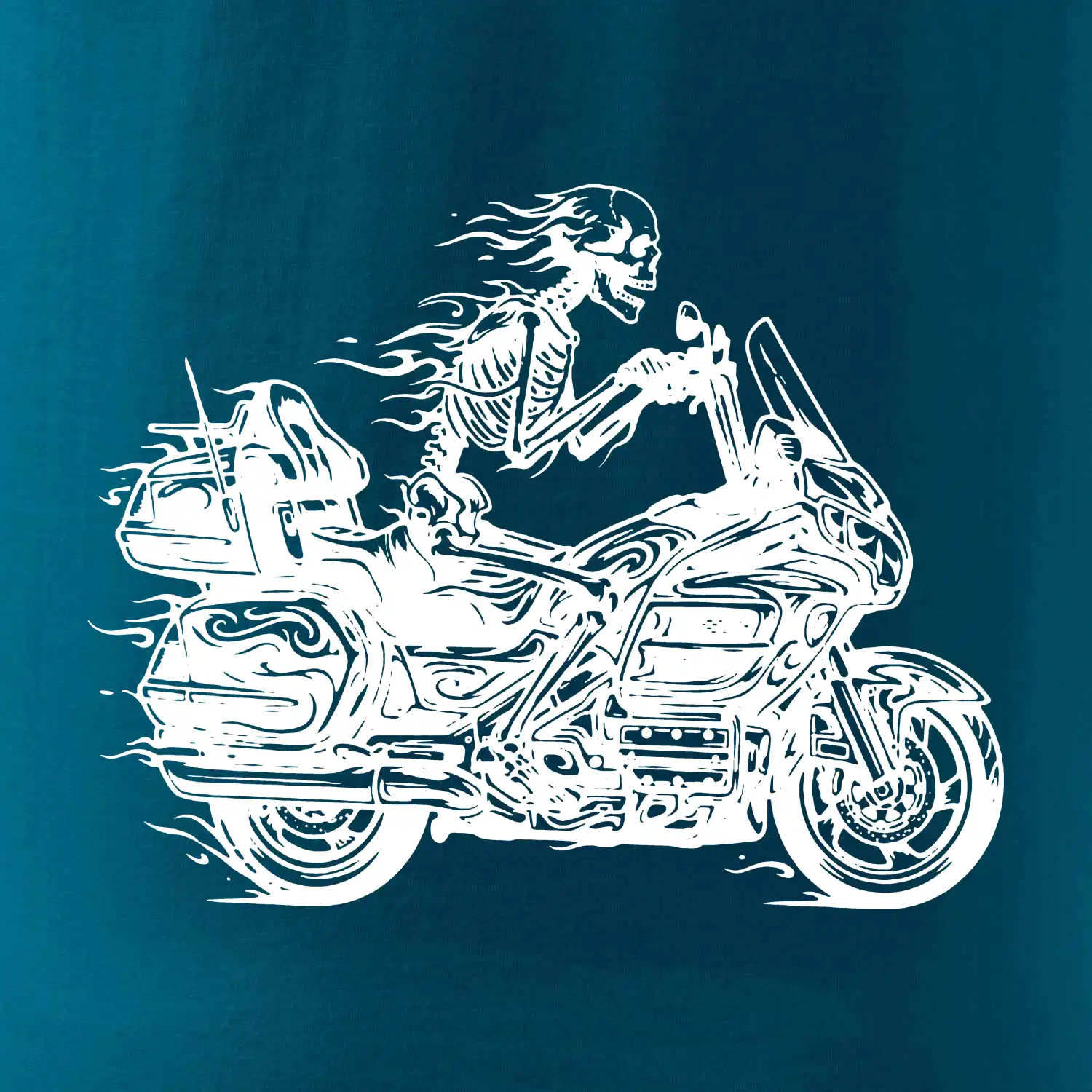 Cestovní motorka kostra