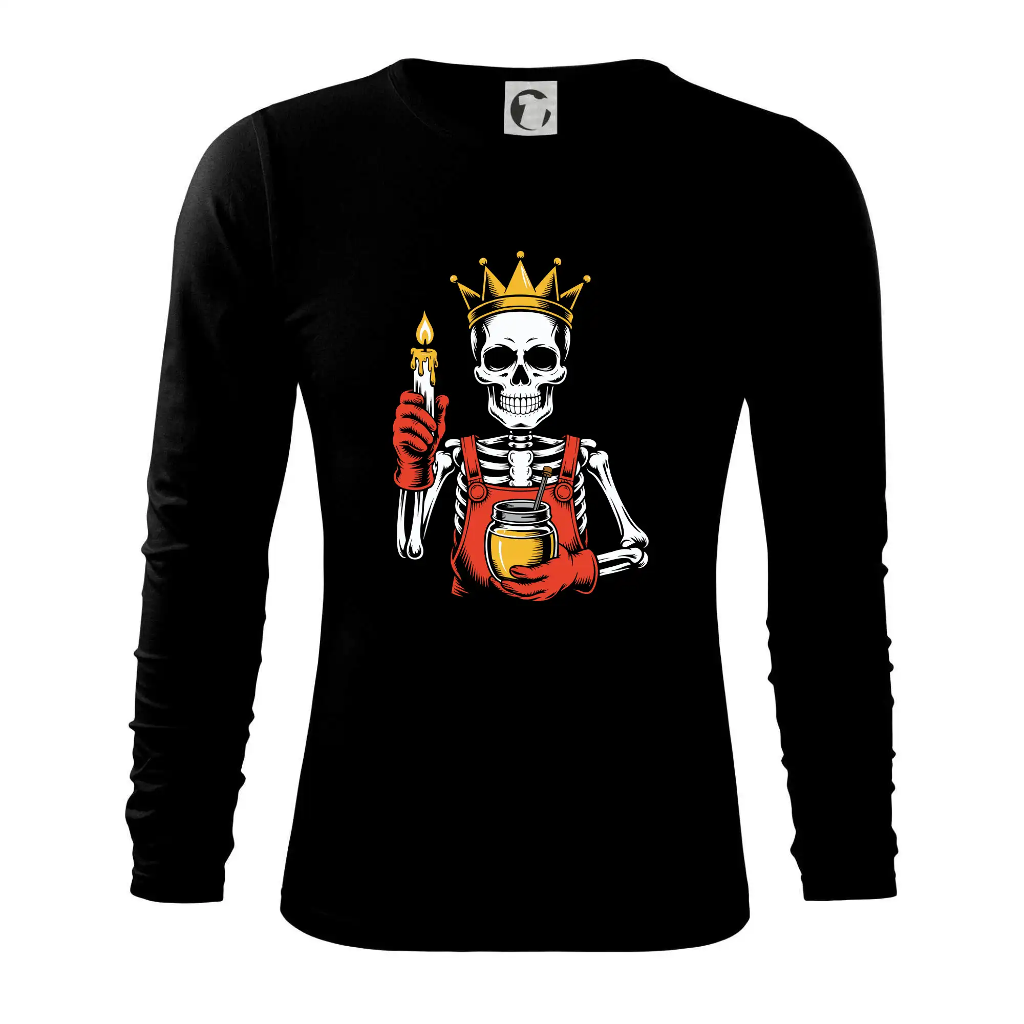 Kostra včelař - Tričko s dlhým rukávom FIT-T long sleeve