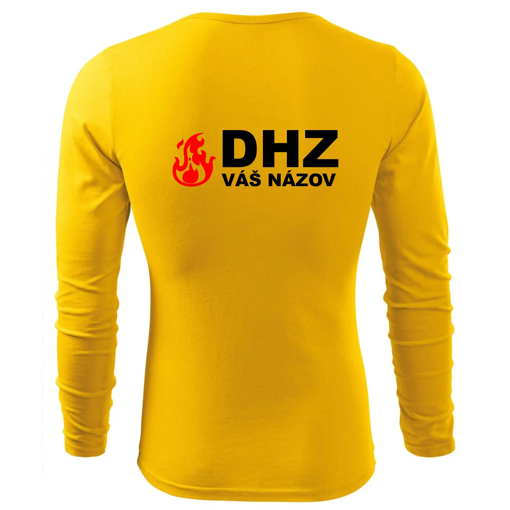 DHZ (oheň, firesport, názov sboru - vlastný nápis)