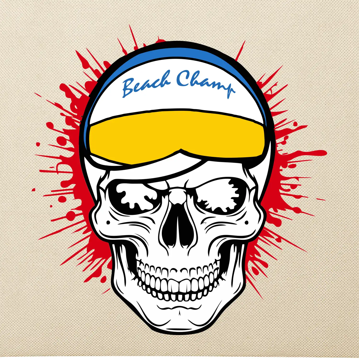 Beach volejbal lebka