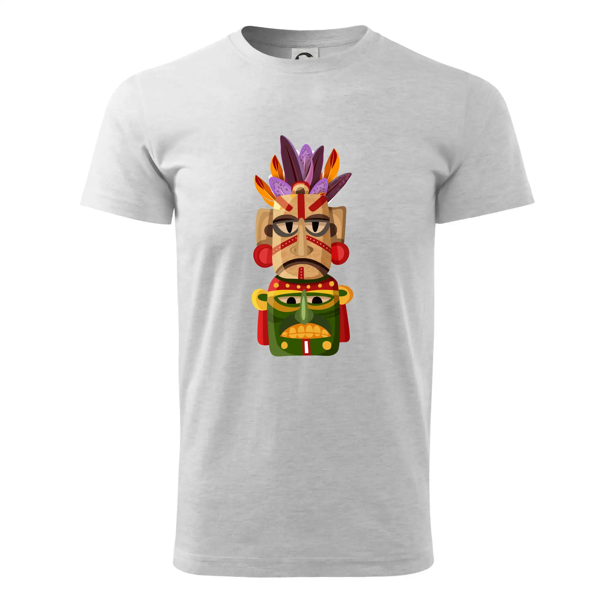 Mayové maska s peřím