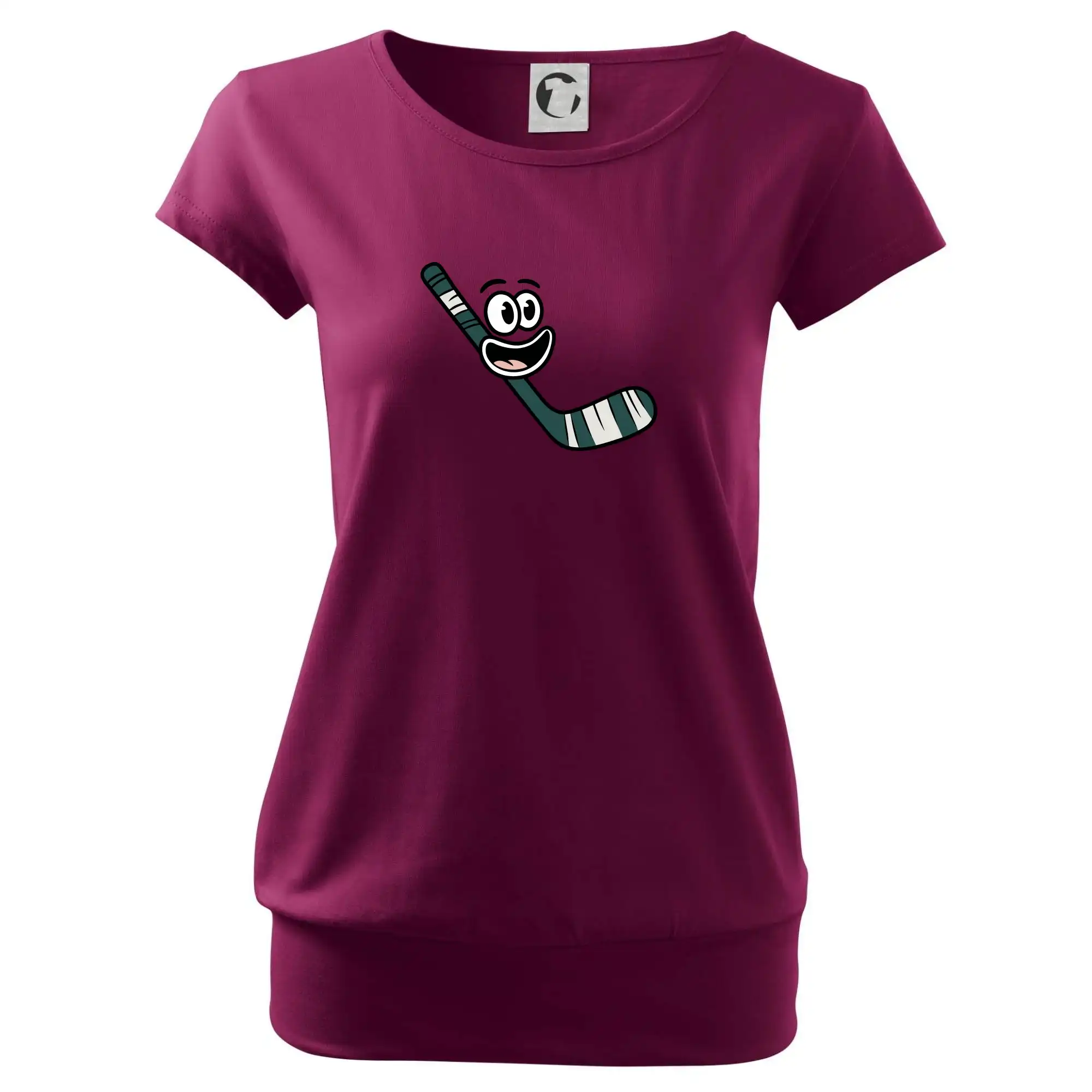 Tričká pre zamilovaných - Parové tričko - Puk a hokejka - Voľné tričko city