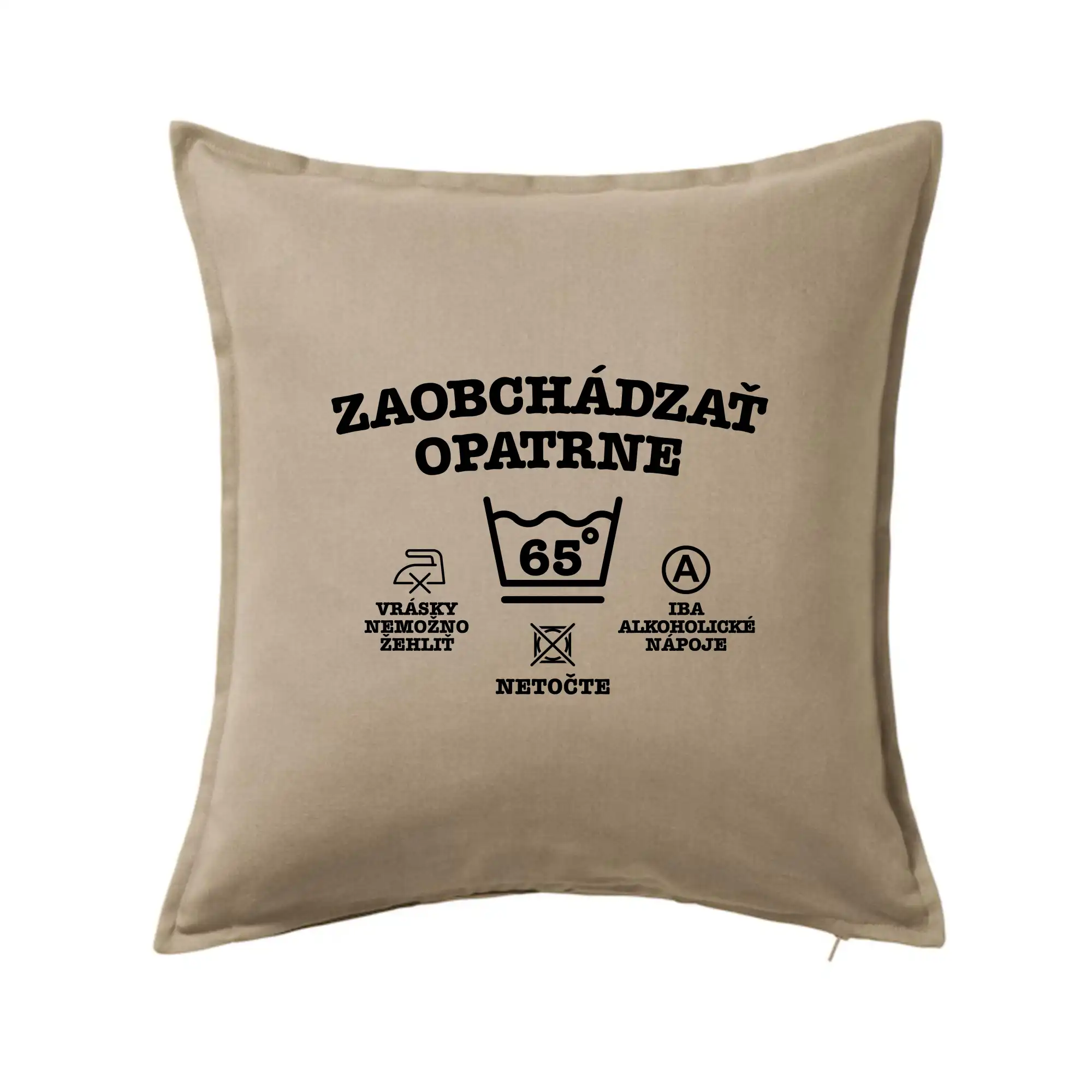 Tričká k narodeninám - Zaobchádzať opatrne 65 - Vankúš 50x50