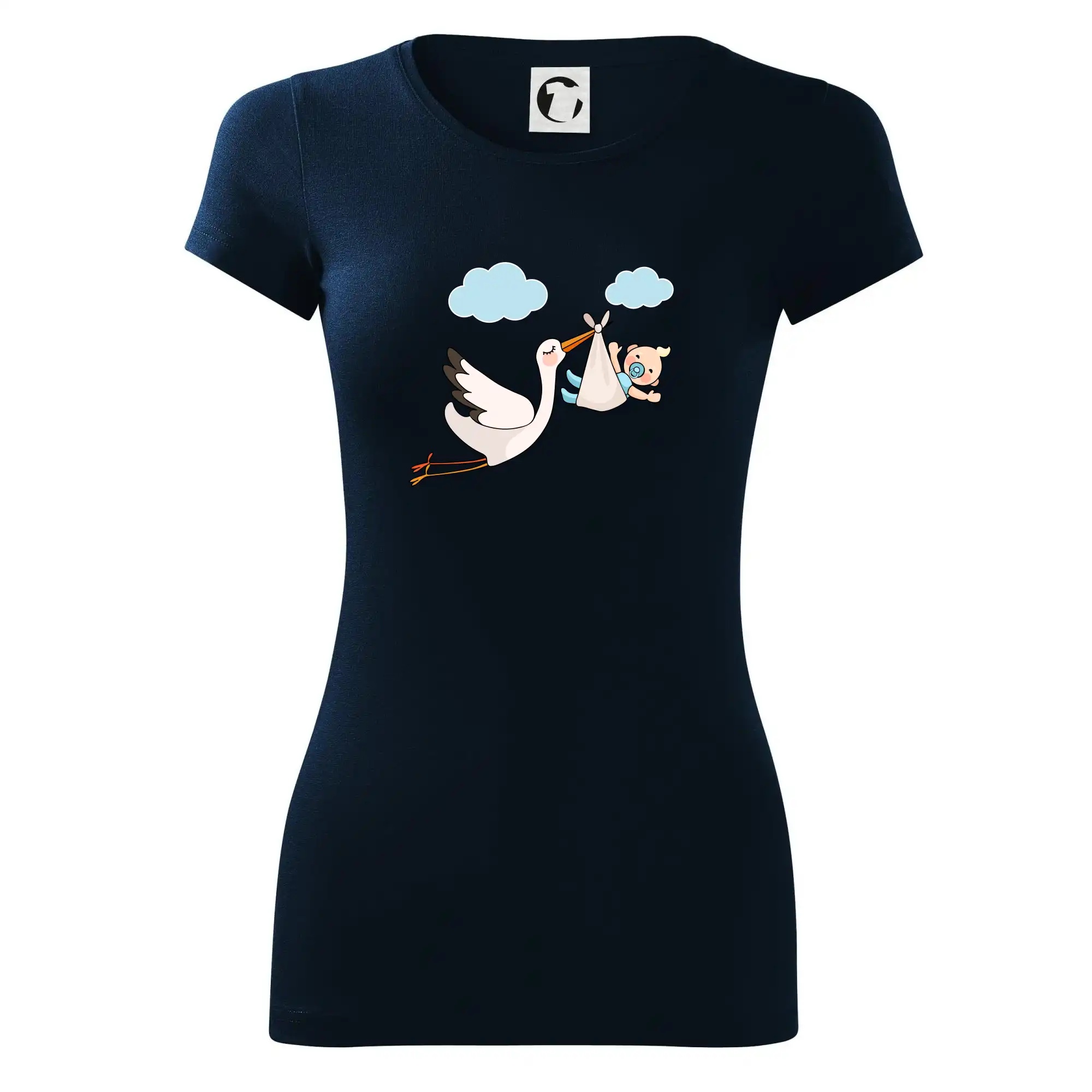 Čáp čekáme miminko - kluk