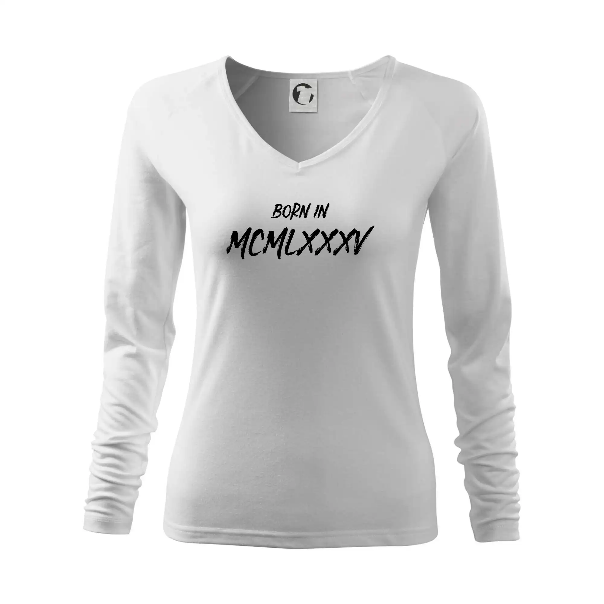 Trička s ročníkom 1985 - Born in - Rímske číslo 1985 - Tričko dámske Elegance