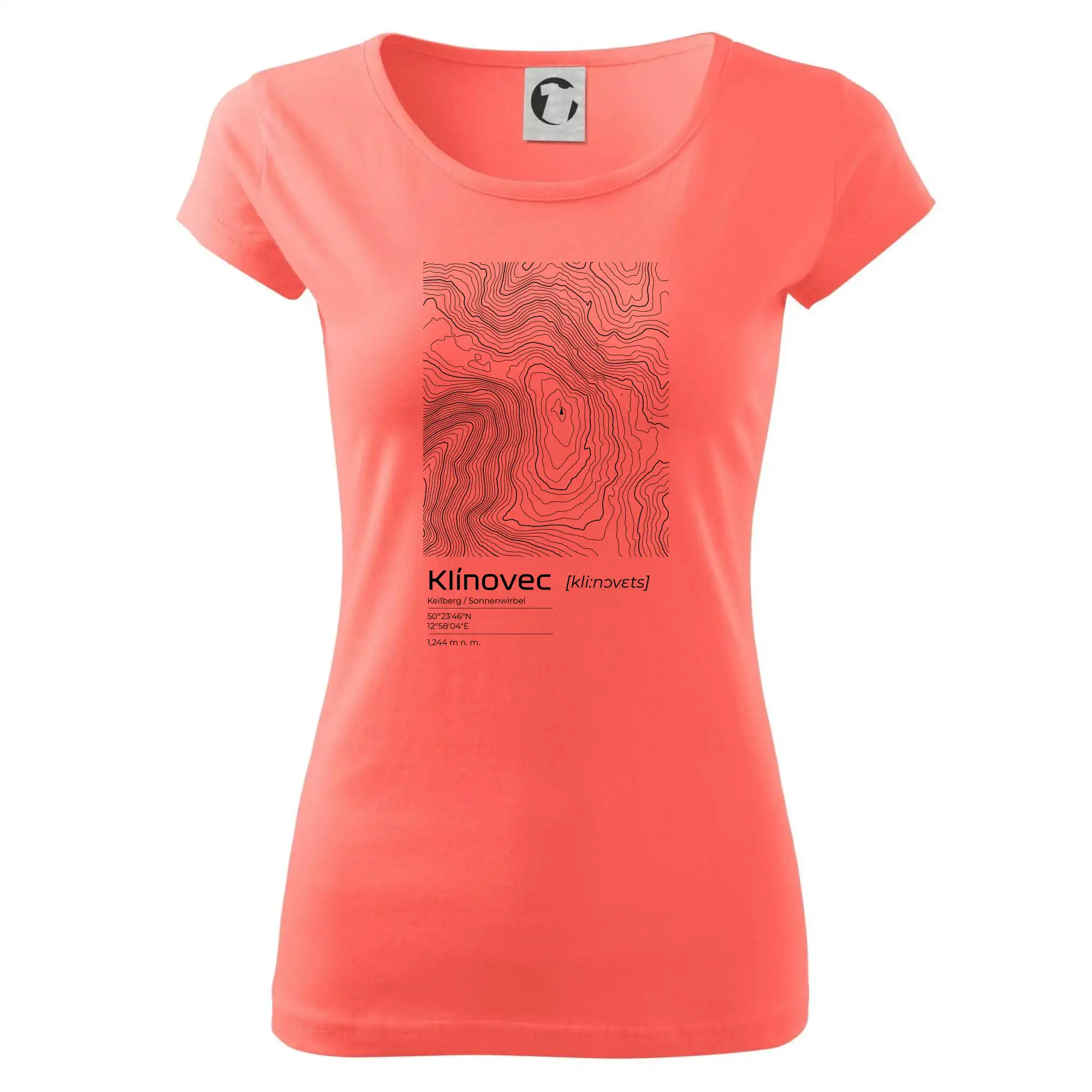 Klínovec - vrstevnice v obdélníku