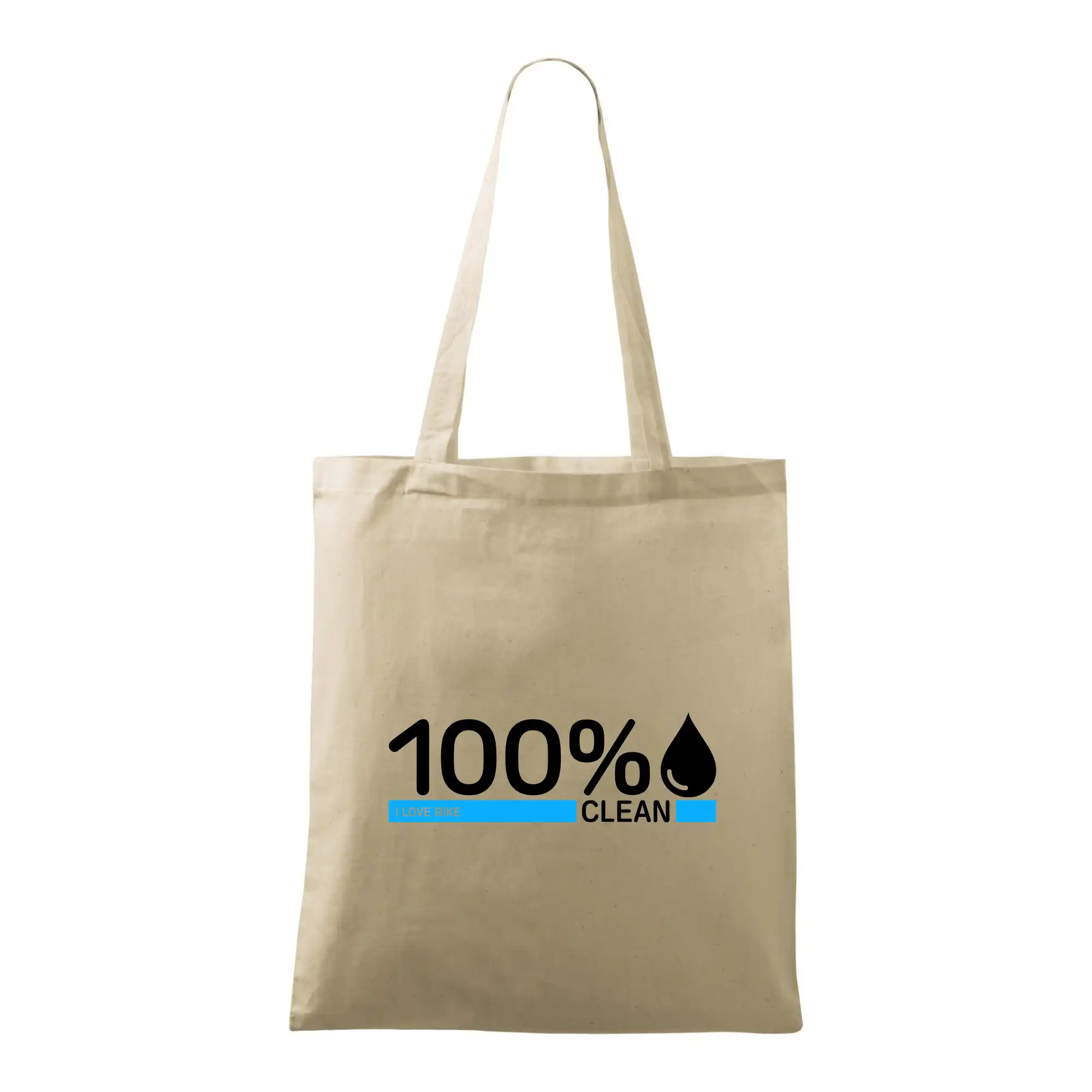 Tričko ako darček pre cyklistu - 100% Clean - Taška bavlnená