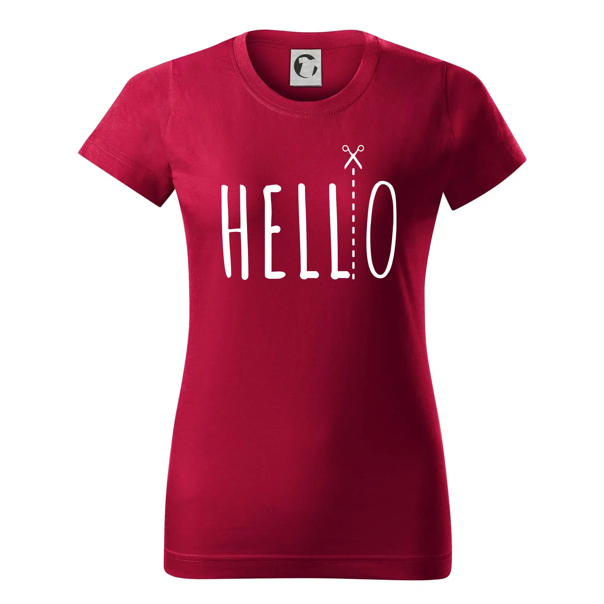 Tričká na párty - Hello - Dámske tričko basic - ľahko voľnejšie a dlhšie