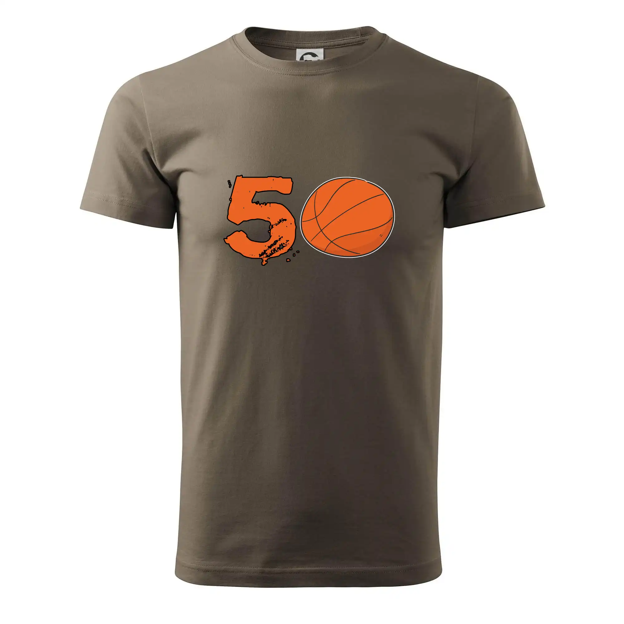 Basketbalová tričká - Basketball okrúhle narodeniny 50 - Pánske tričko nižšej gramáže