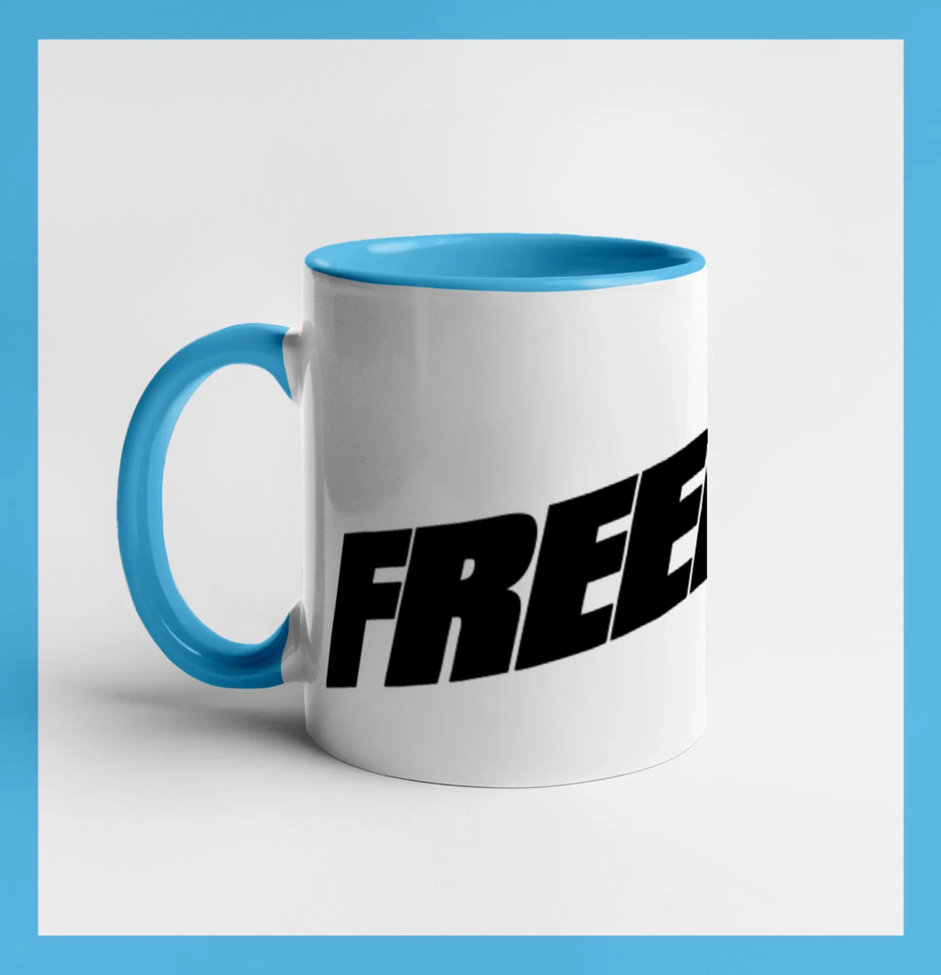 Freedive - nápis s potápačom