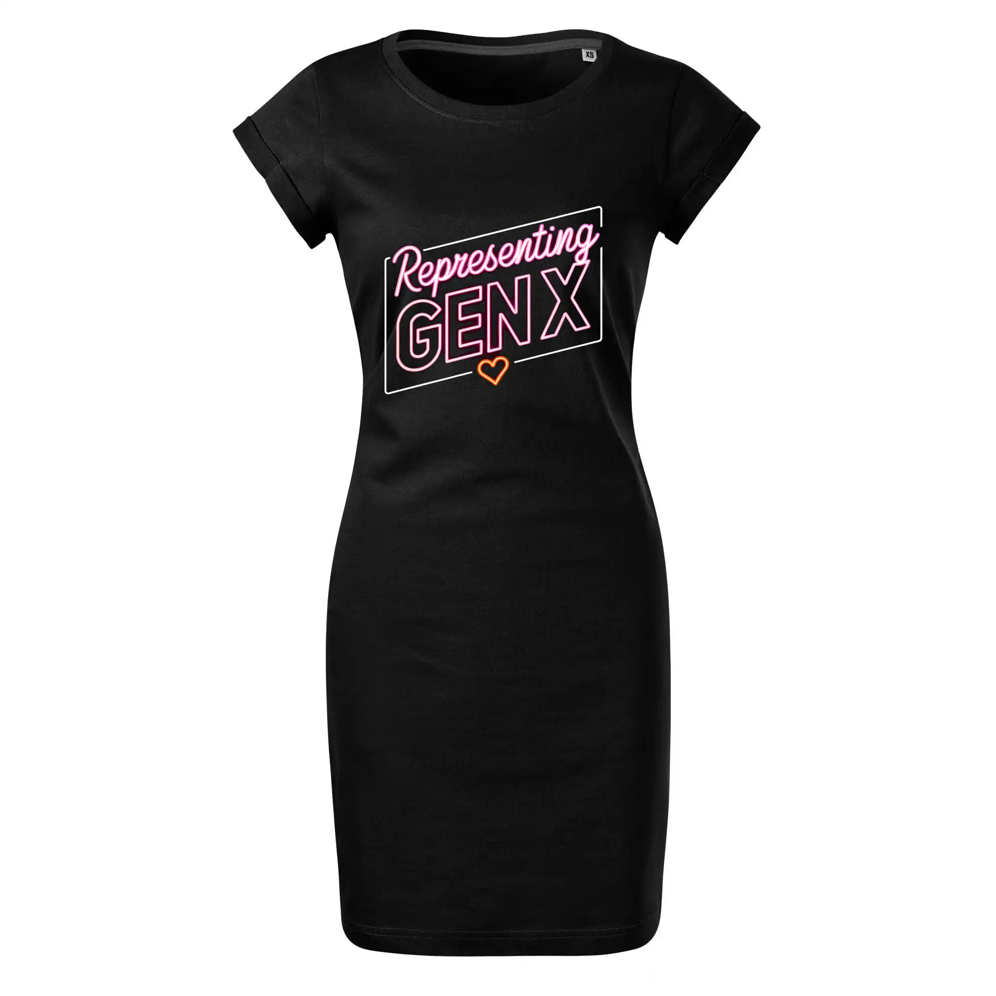 Tričká s motívmi ktoré frčia na internete - Generace X (Gen X) - Representing GEN X neon - Tričko Šaty FREEDOM