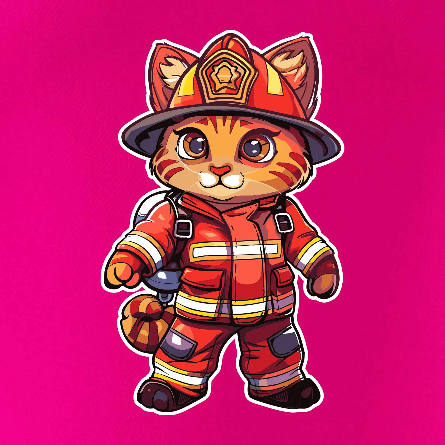 Malý hasič - kocour